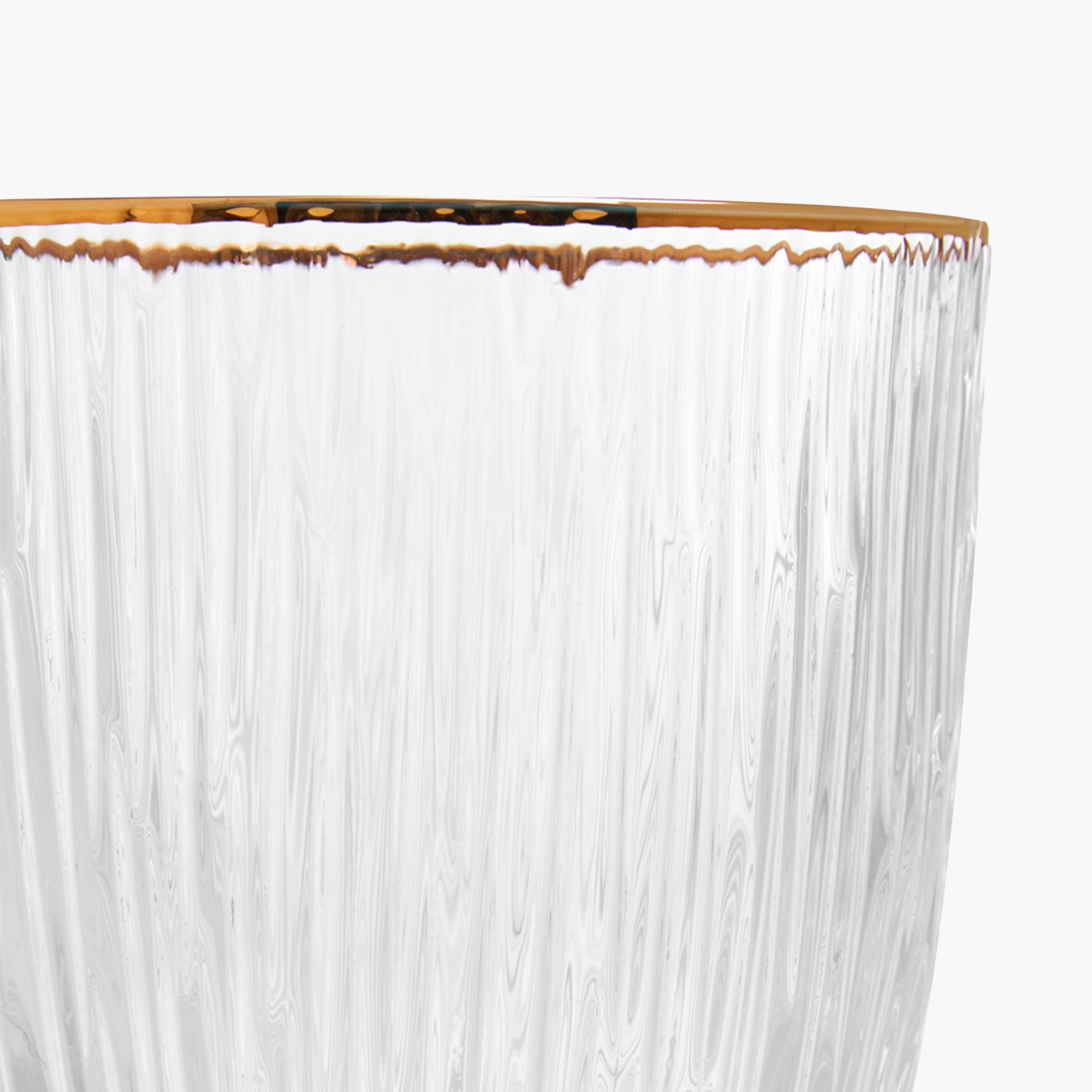 Embossed Gold Rim Drinking Glasses-household-dining-glassware-drinkingglasses-image-5