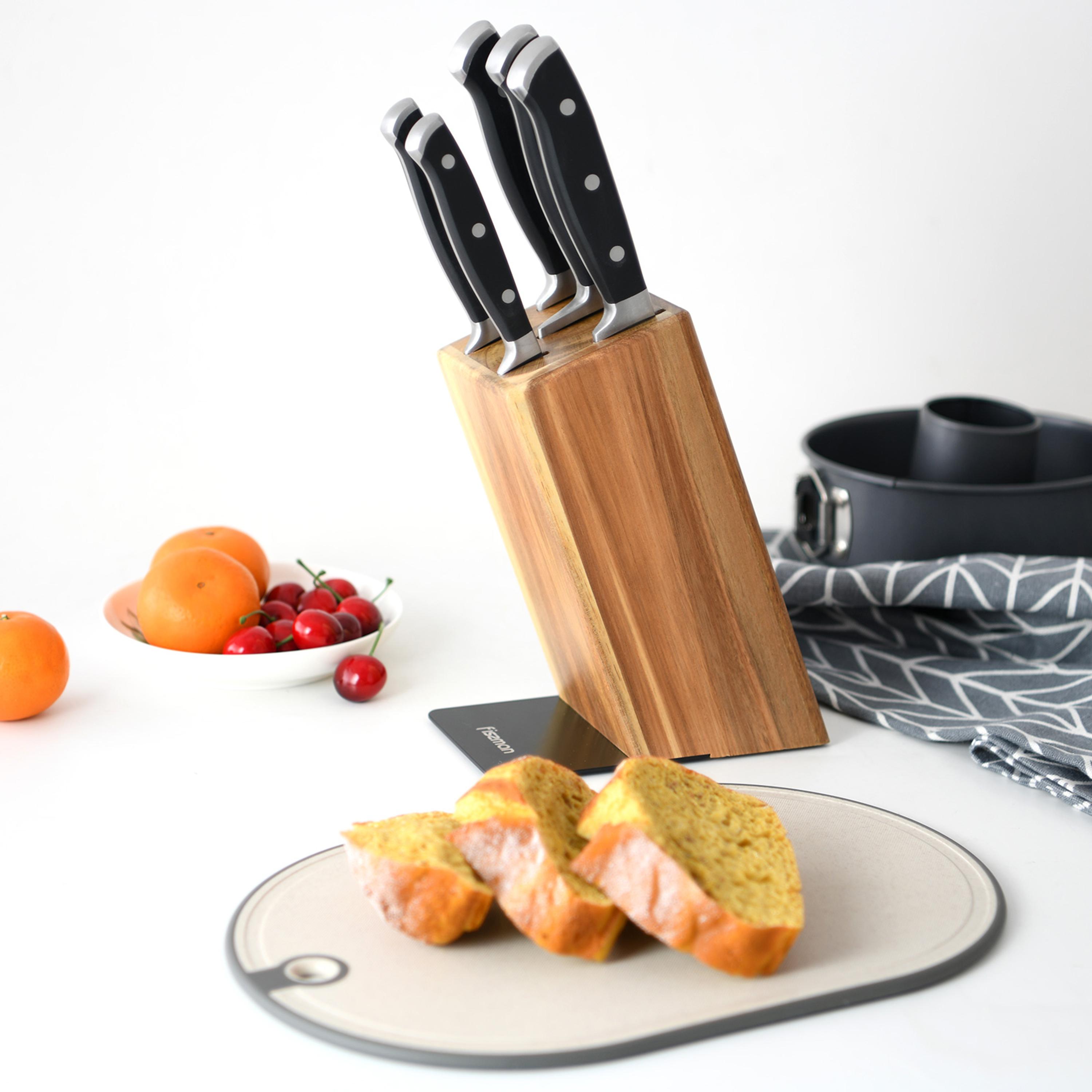 Kitchen Knife Set Wooden Block-household-kitchen-kitchentoolsandutensils-knives-image-1