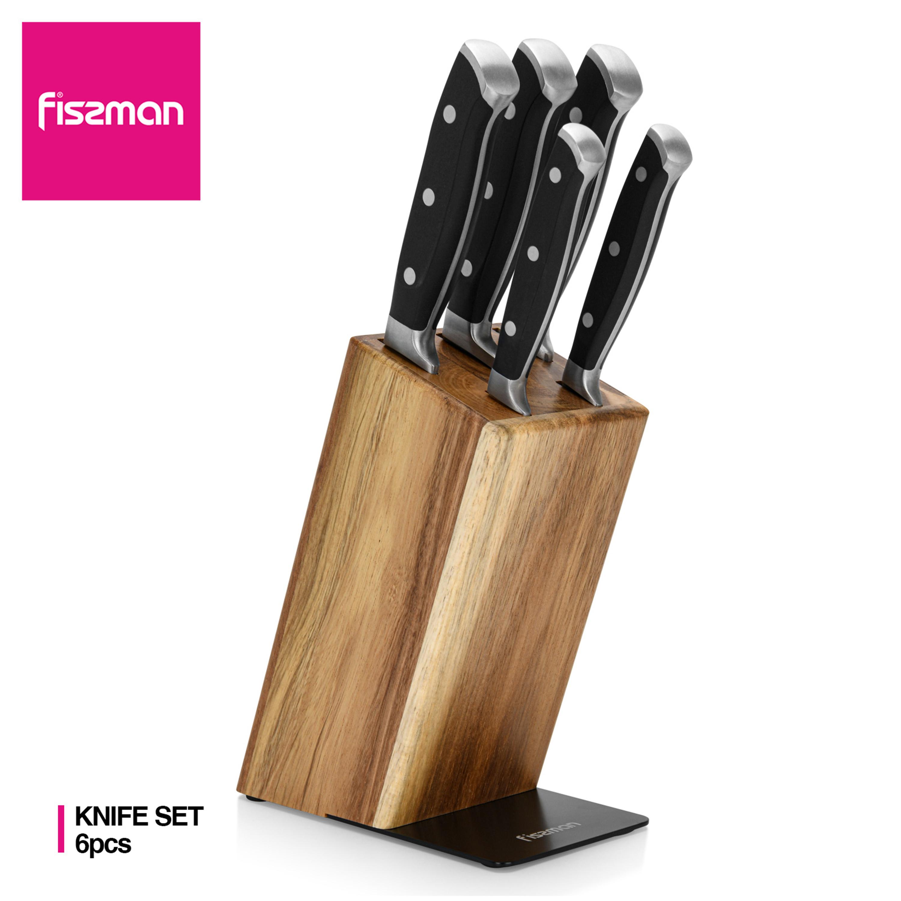 Kitchen Knife Set Wooden Block-household-kitchen-kitchentoolsandutensils-knives-image-2
