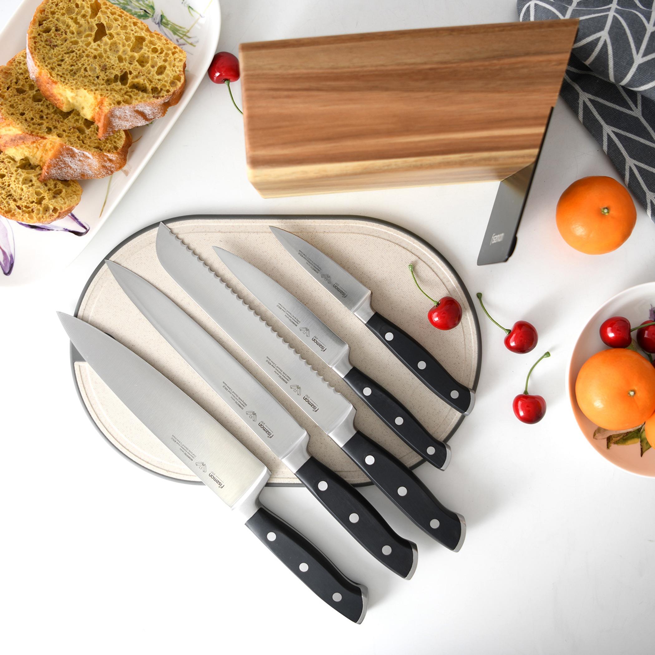 Kitchen Knife Set Wooden Block-household-kitchen-kitchentoolsandutensils-knives-image-6