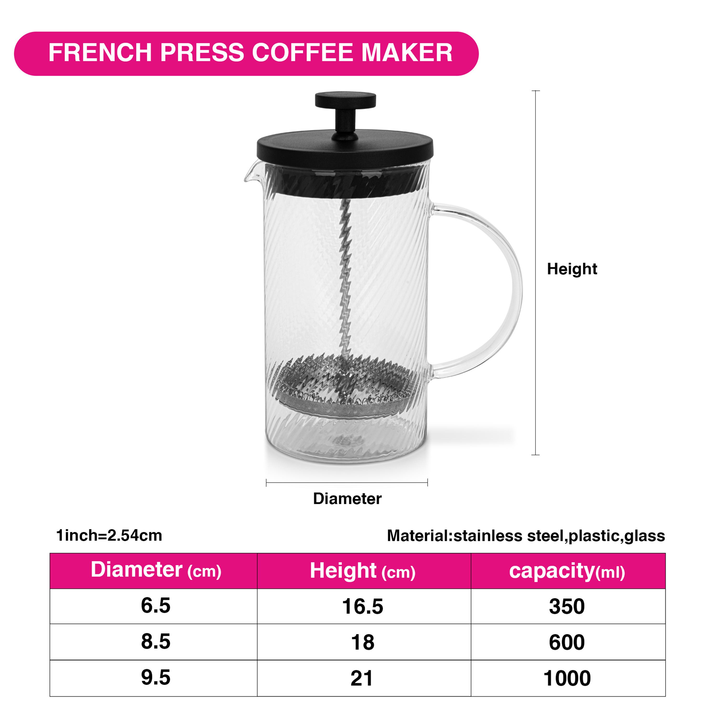 Glass French Press Coffee Maker-household-dining-teaandcoffee-teaandcoffeeaccessories-image-3