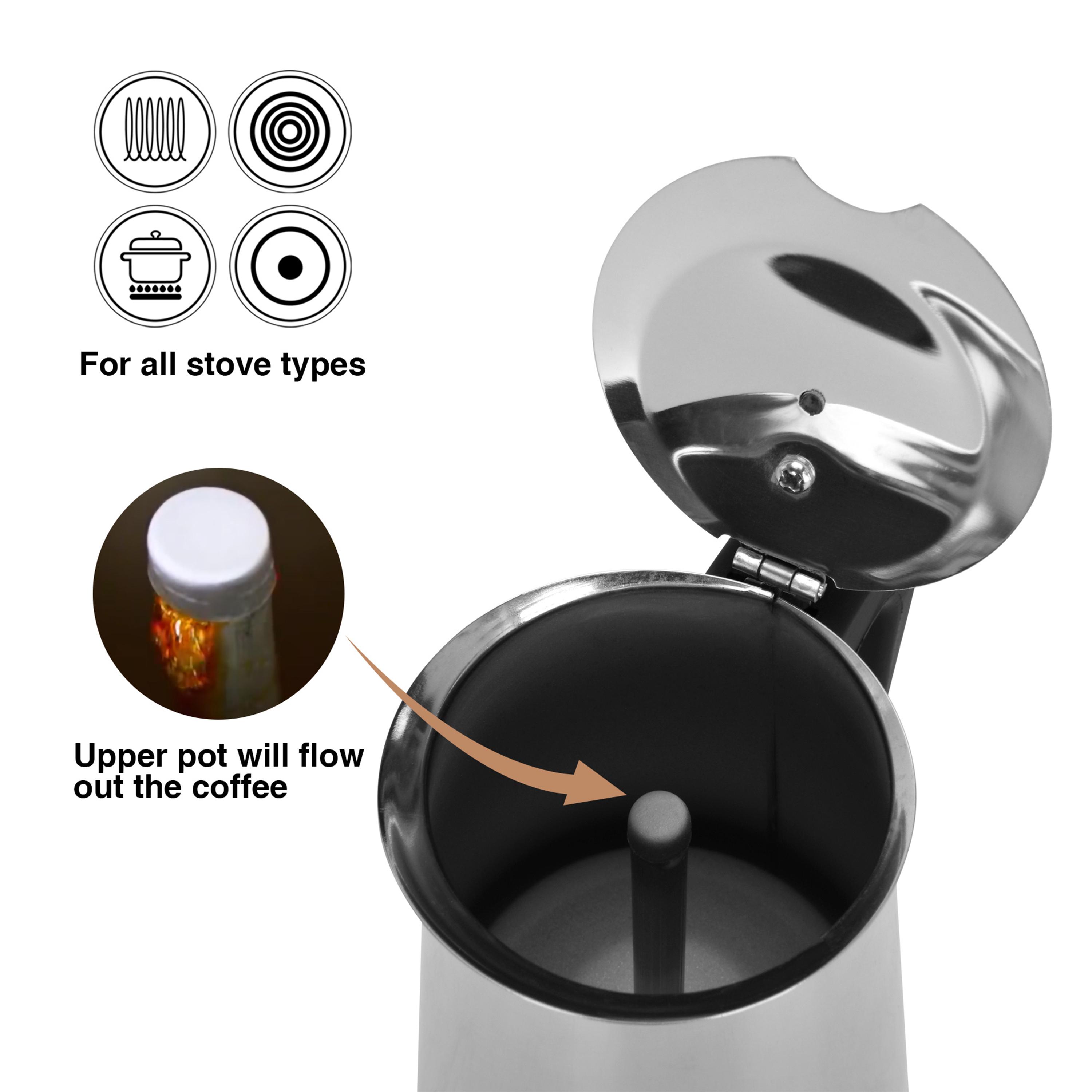 Stainless Steel Stovetop Espresso Maker-household-kitchen-foodstorage-containers-image-2