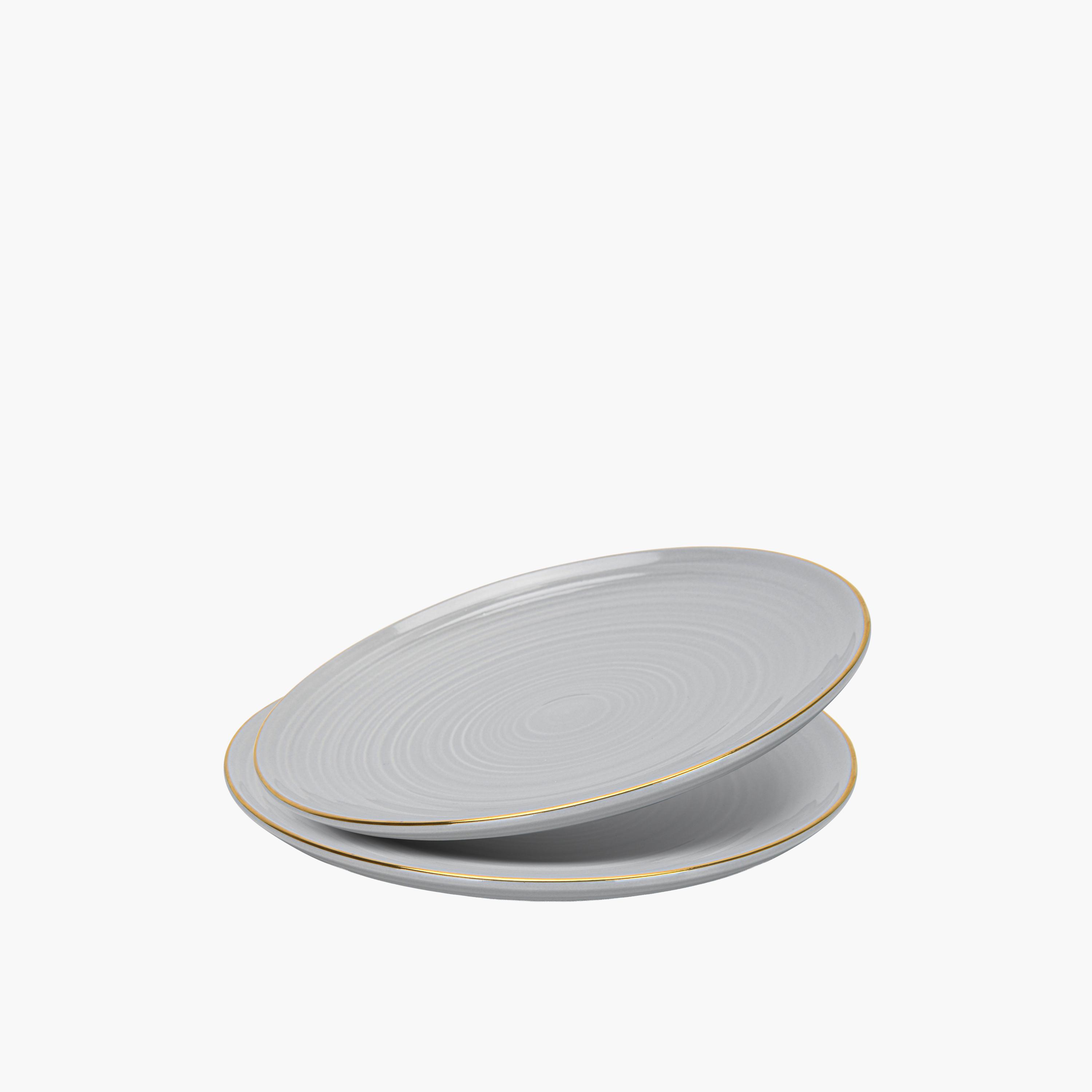 Grey Porcelain Dinner Plates Set-household-dining-dinnerware-plates-image-5