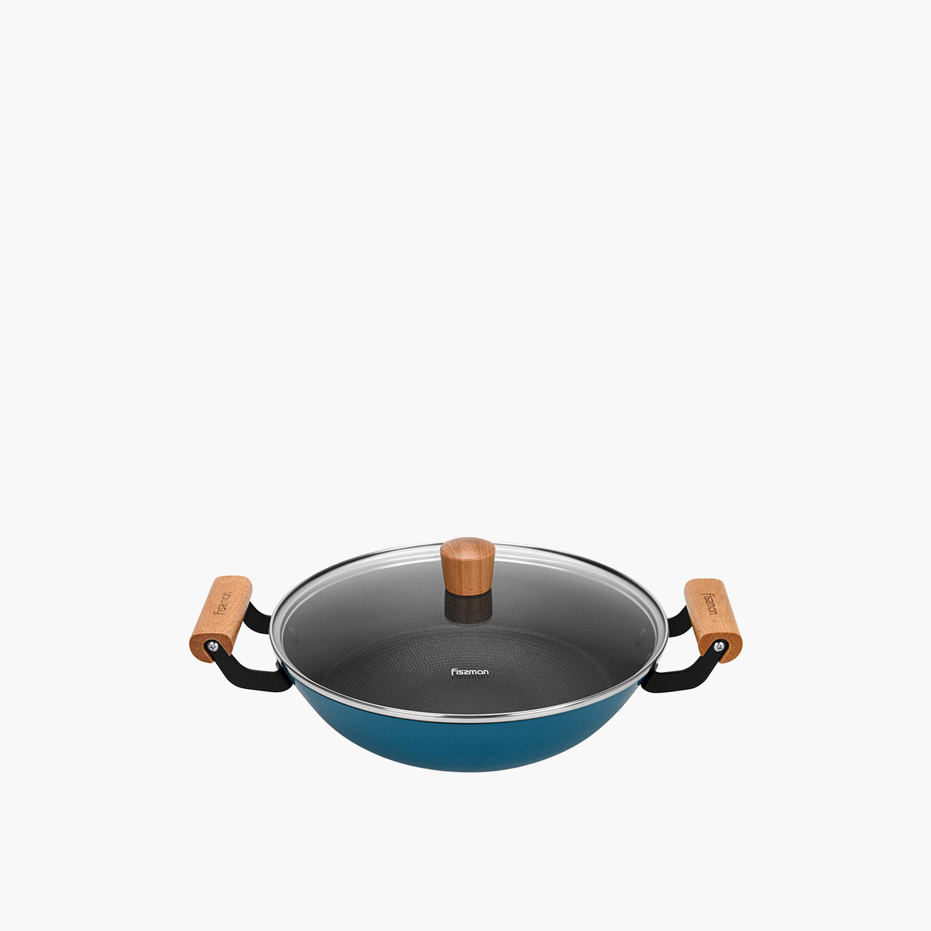Seagreen Wok Non-Stick Lightweight Cast Iron-household-kitchen-cookware-potsandpans-image-1
