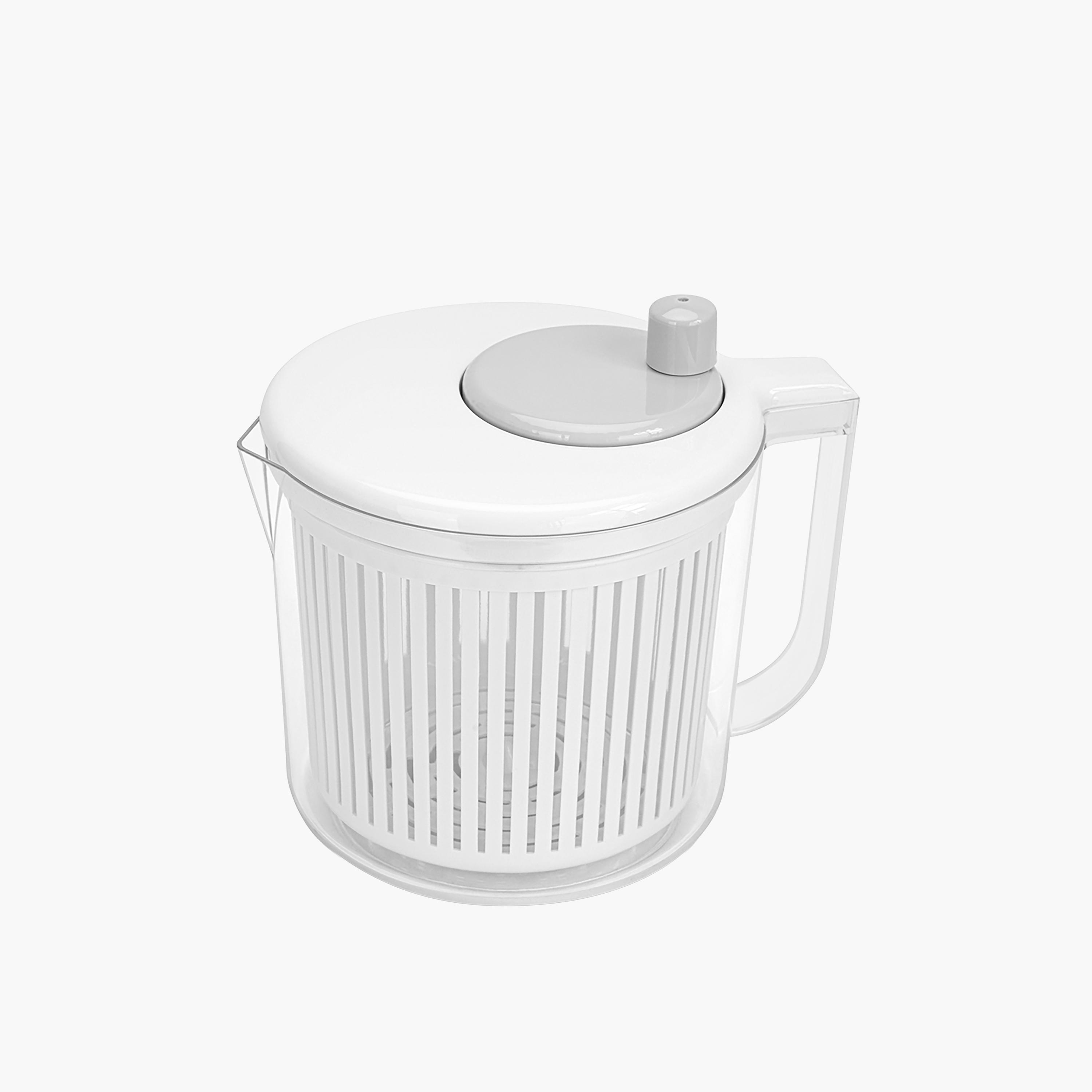 Rotary Salad Spinner Dryer with Handle-household-kitchen-kitchentoolsandutensils-colandersandstrainers-image-1