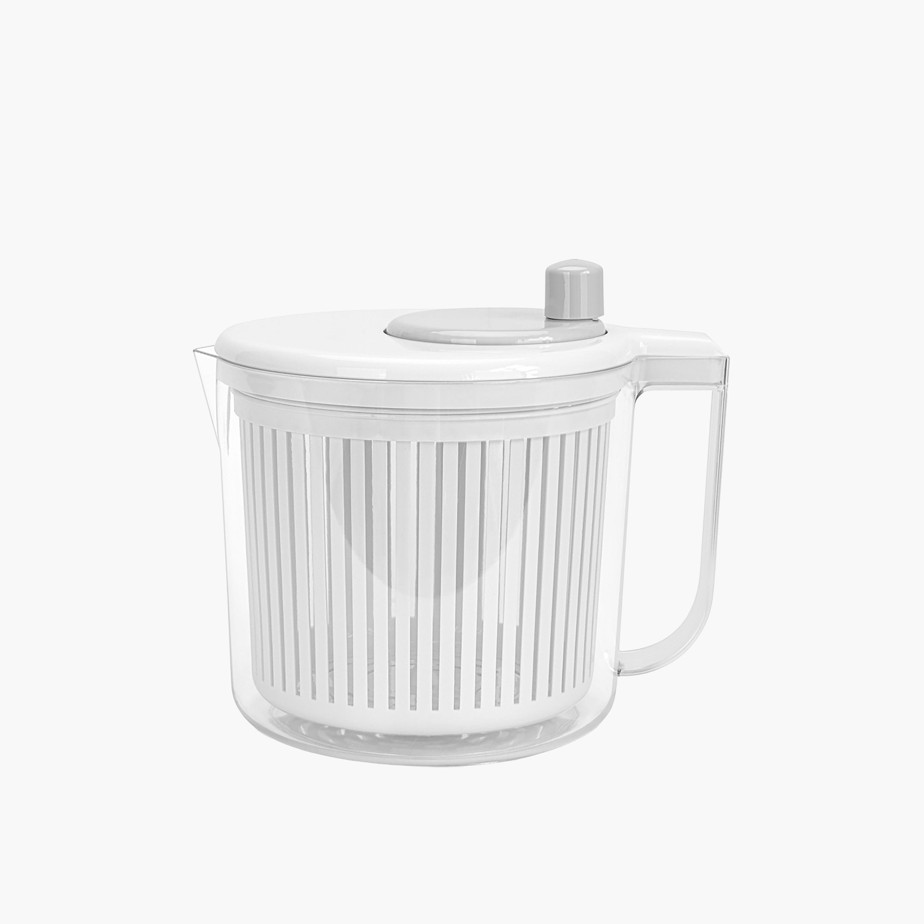 Rotary Salad Spinner Dryer with Handle-household-kitchen-kitchentoolsandutensils-colandersandstrainers-image-2