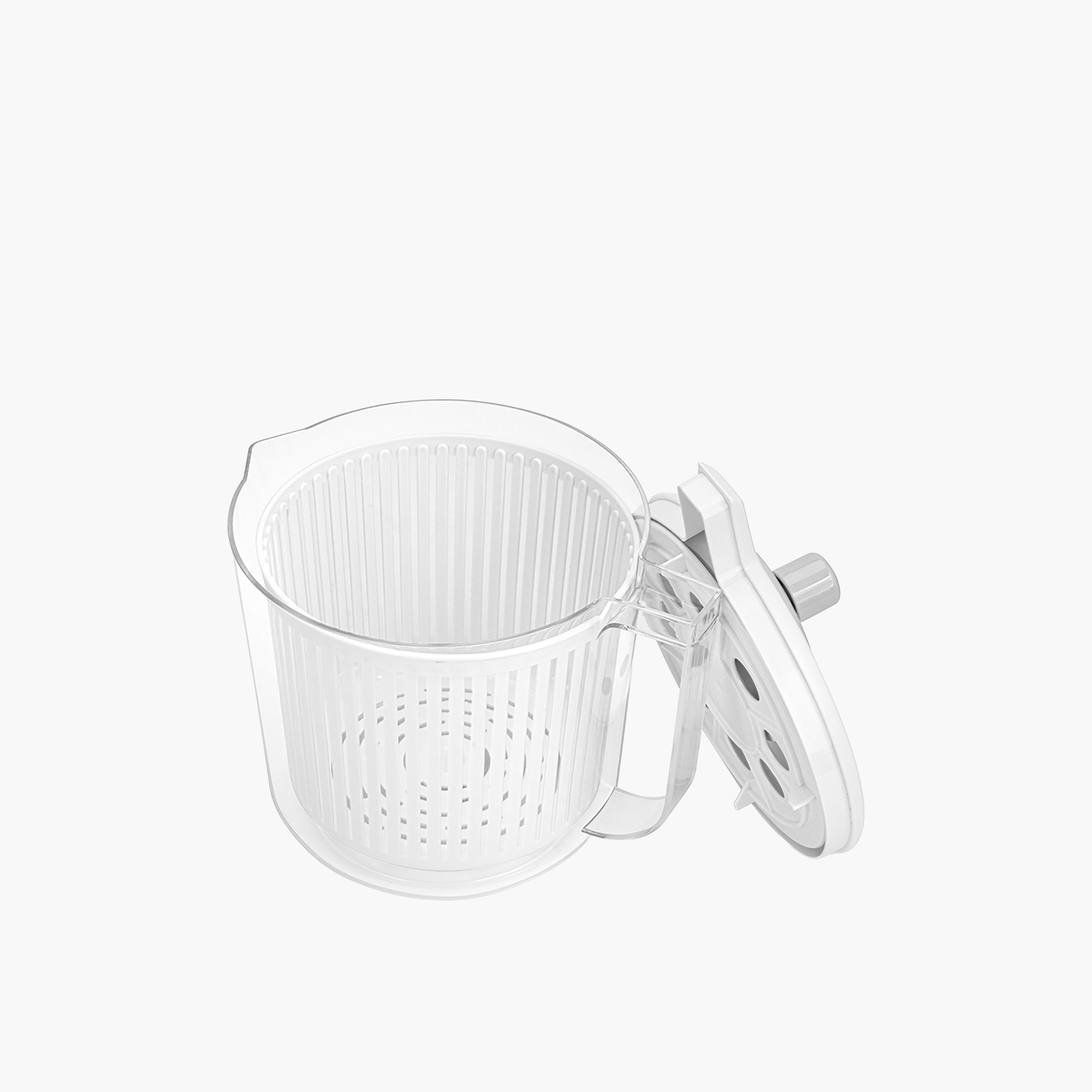 Rotary Salad Spinner Dryer with Handle-household-kitchen-kitchentoolsandutensils-colandersandstrainers-image-3