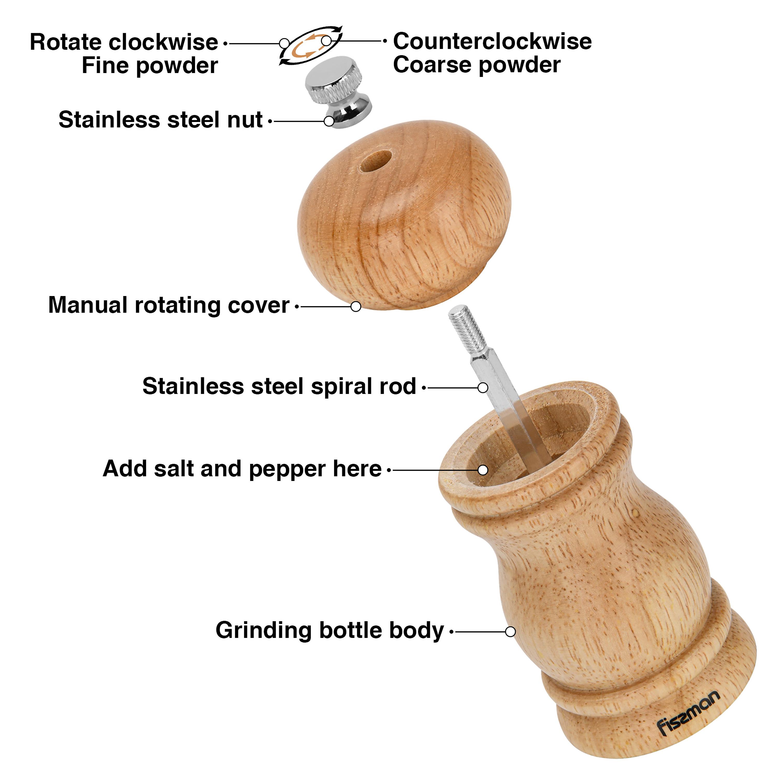 Wooden Pepper Mill 10cm-household-kitchen-foodstorage-containers-image-3