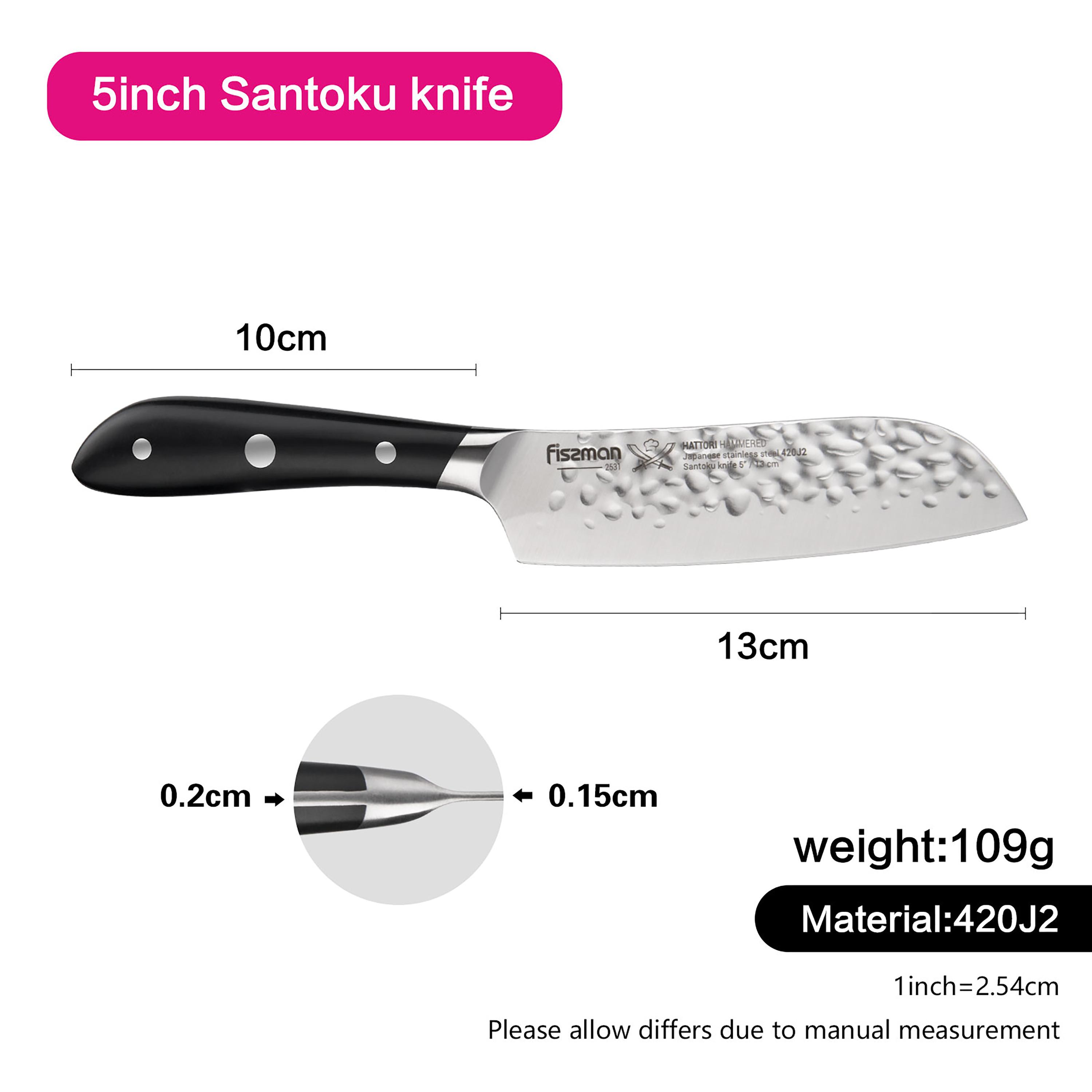 Hattori Santoku Knife Black Silver-household-kitchen-kitchentoolsandutensils-knives-image-3