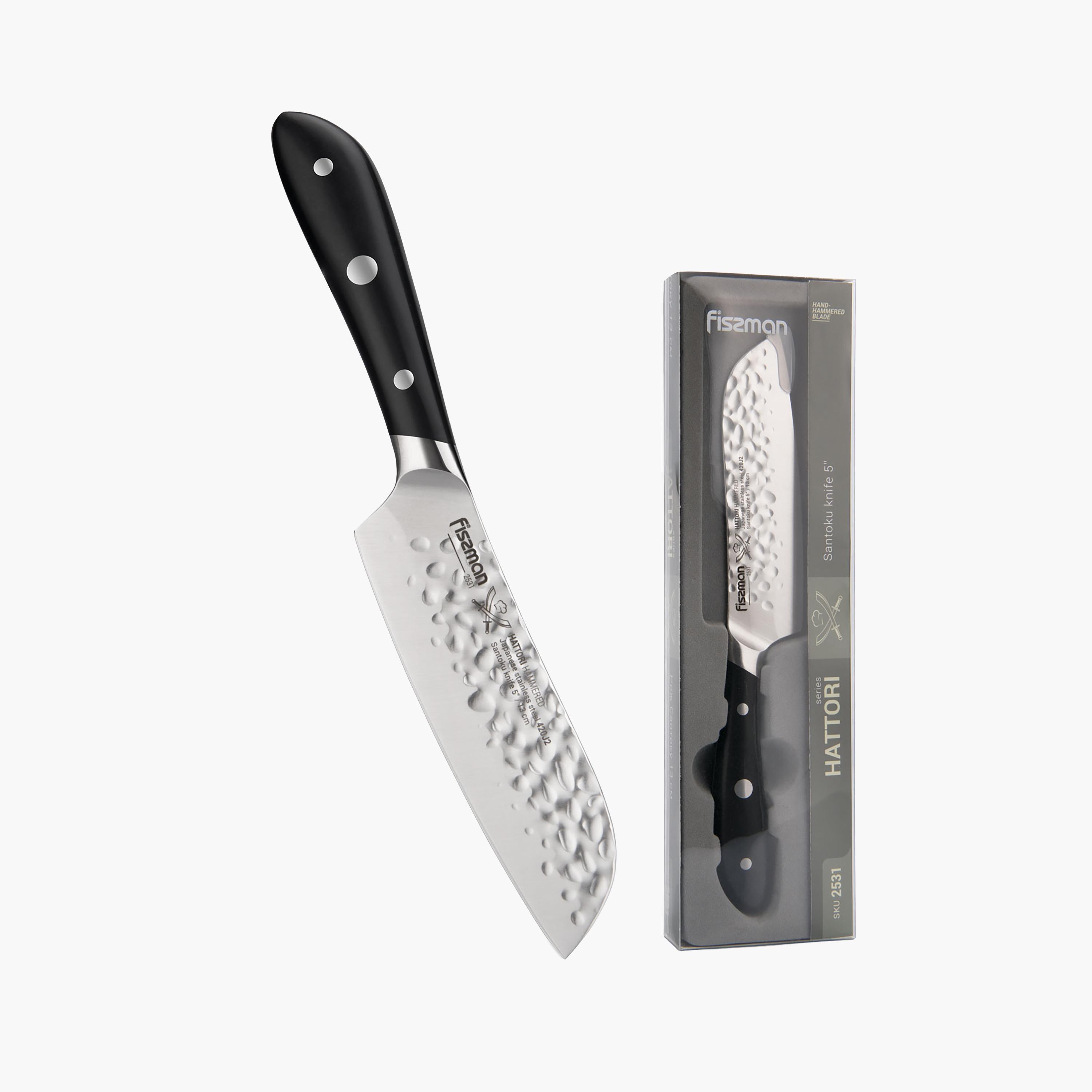 Hattori Santoku Knife Black Silver-household-kitchen-kitchentoolsandutensils-knives-image-8