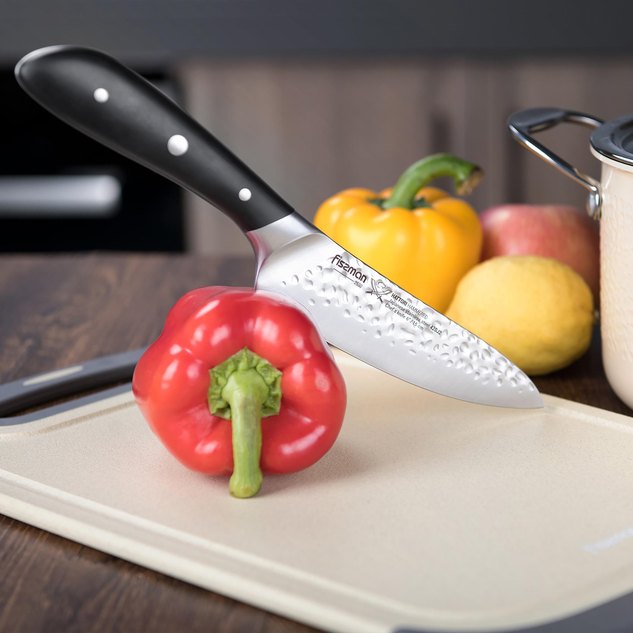 Hattori Series Chef Knife Black-household-kitchen-kitchentoolsandutensils-knives-image-3