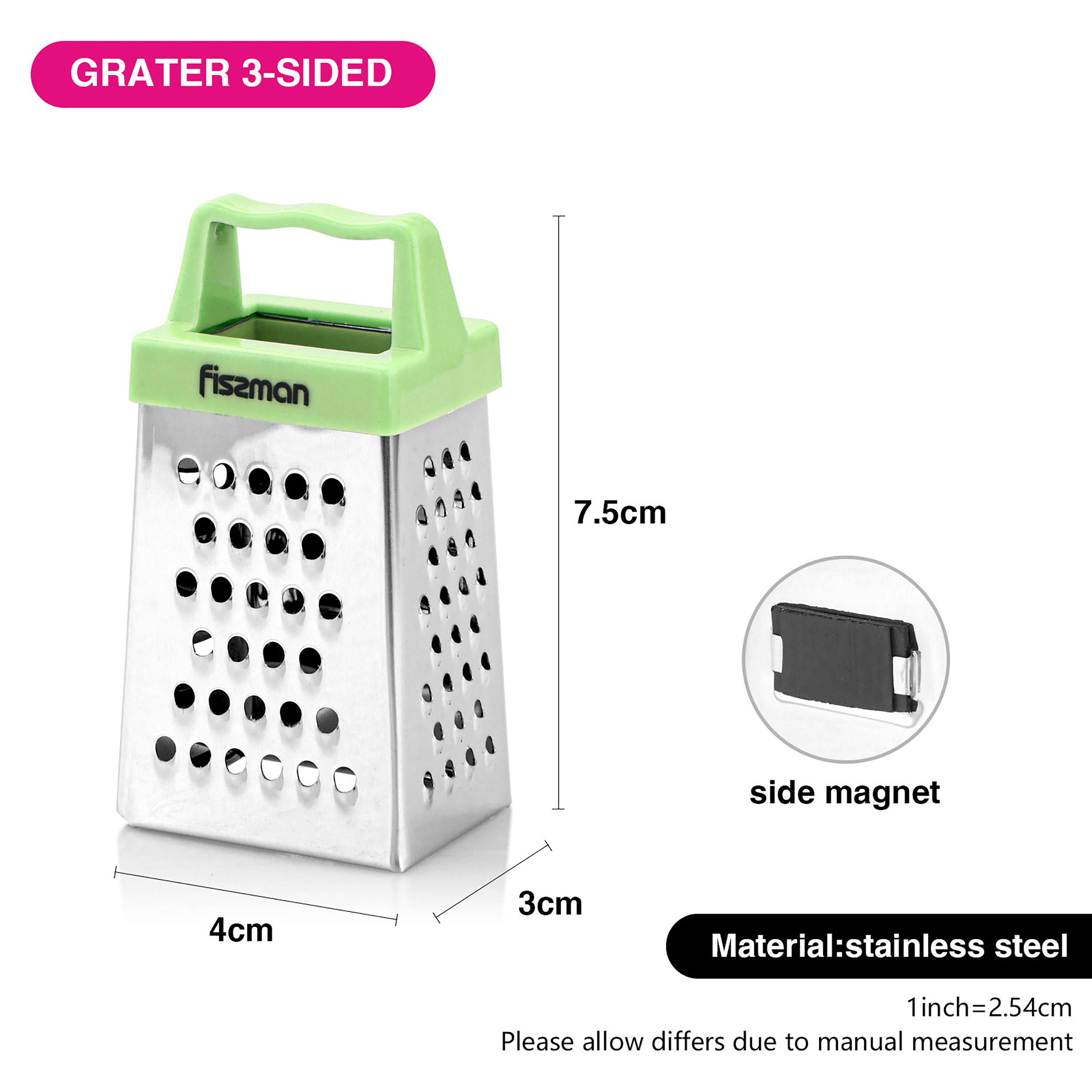 Compact 3-Sided Mini Grater-household-kitchen-kitchentoolsandutensils-foodpreparationtools-image-1