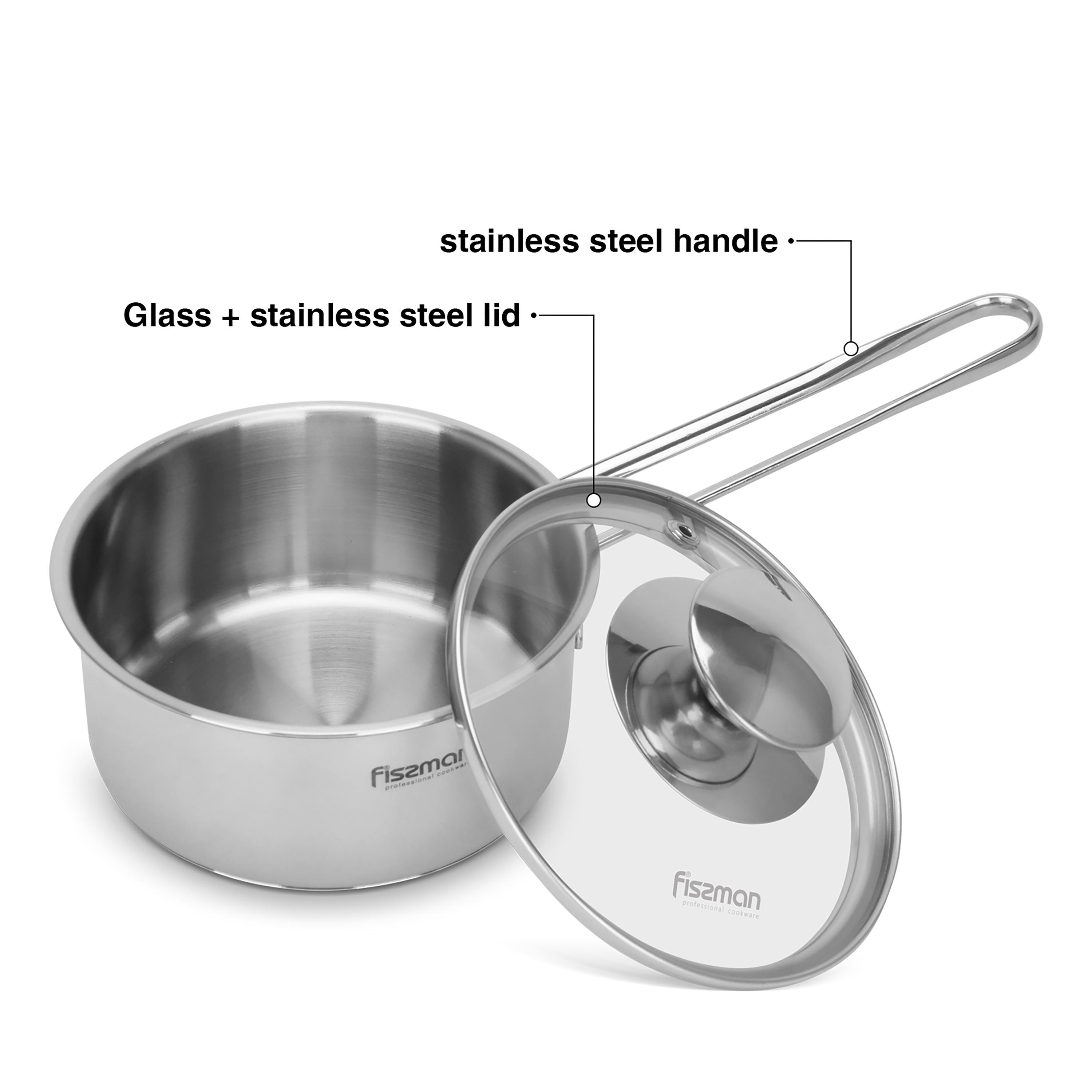 Stainless Steel Saucepan with Lid 14cm-household-kitchen-cookware-potsandpans-image-2