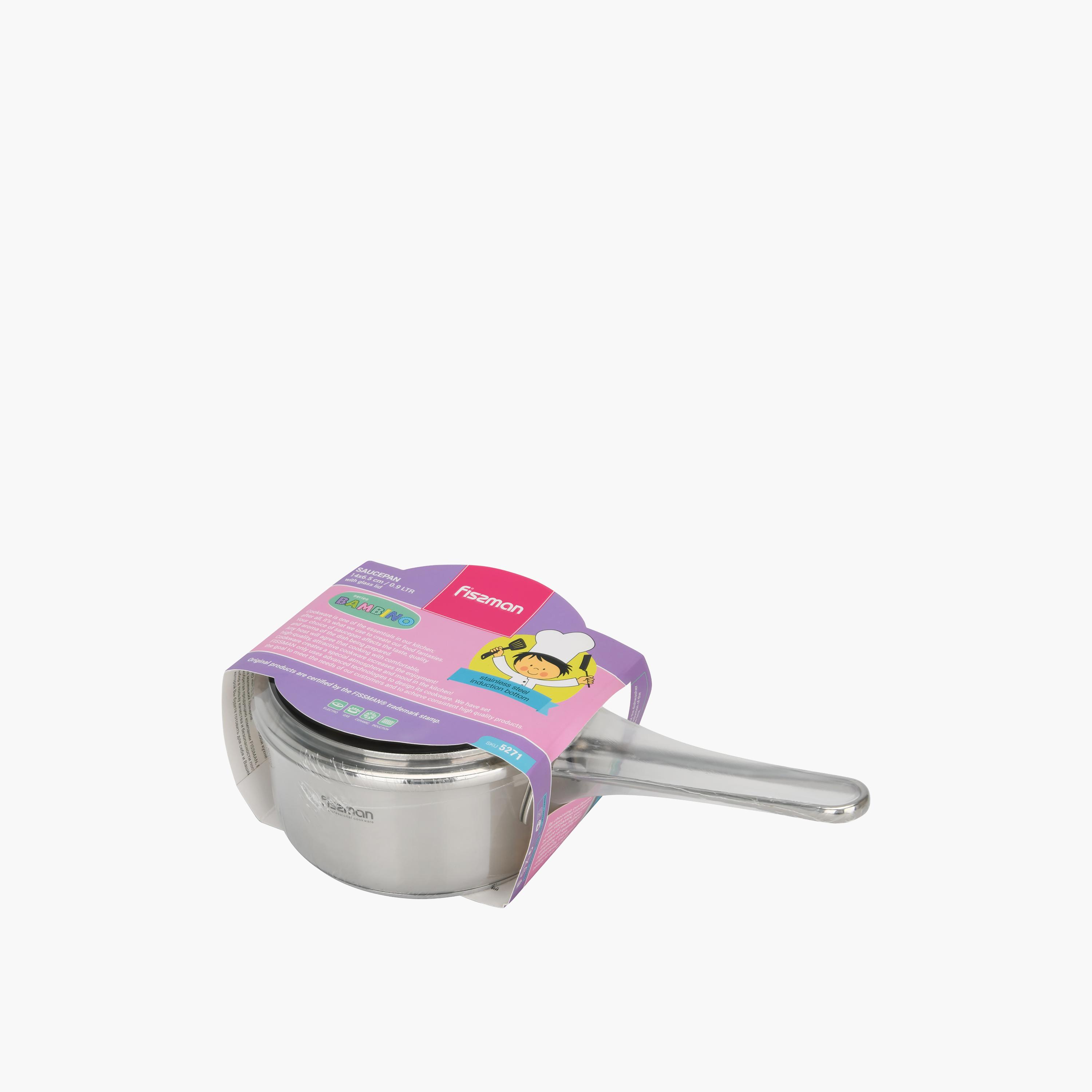 Stainless Steel Saucepan with Lid 14cm-household-kitchen-cookware-potsandpans-image-6