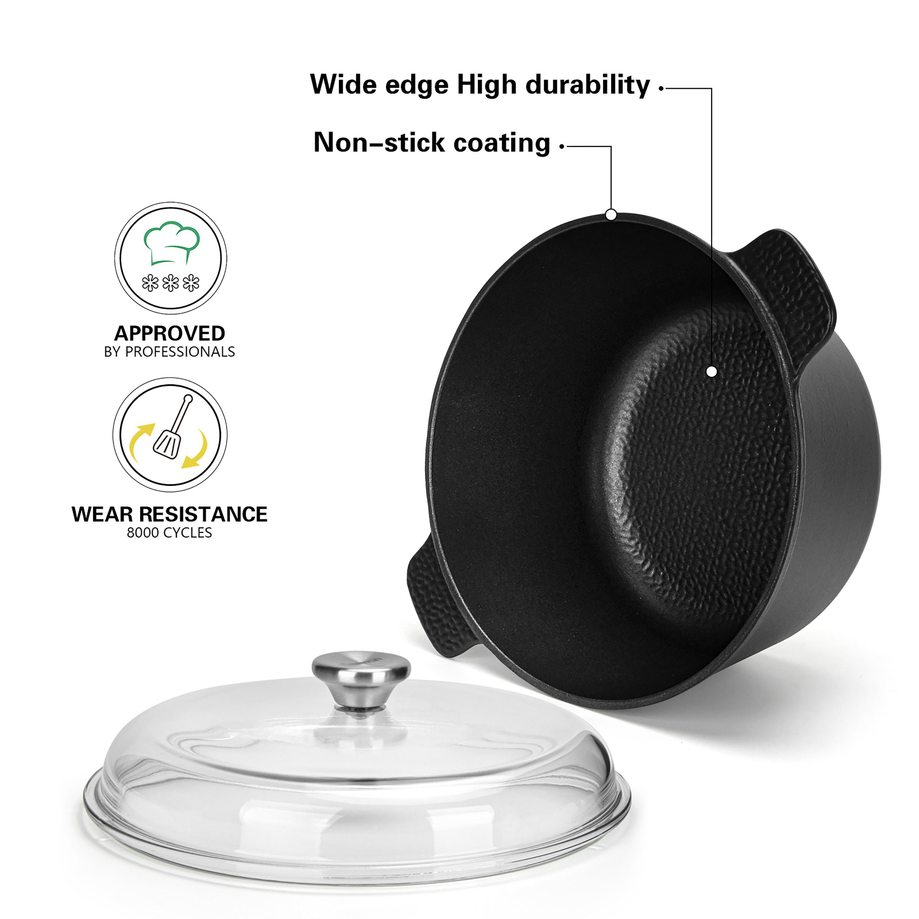 Fissman Black Cast Iron Stockpot 26cm-household-kitchen-cookware-potsandpans-image-3