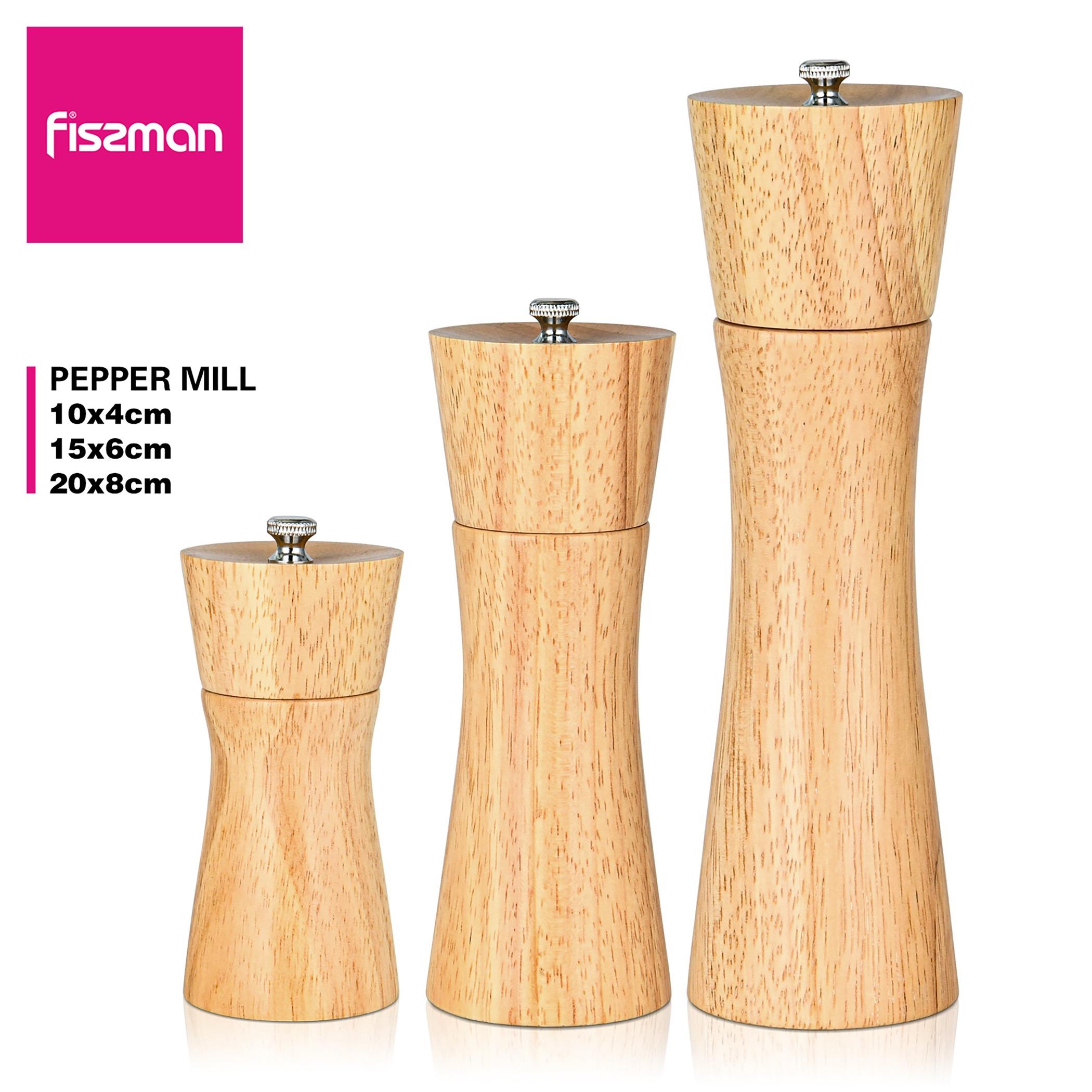 Wooden Hourglass Pepper Mill-household-dining-drinkserveware-bottles-image-2