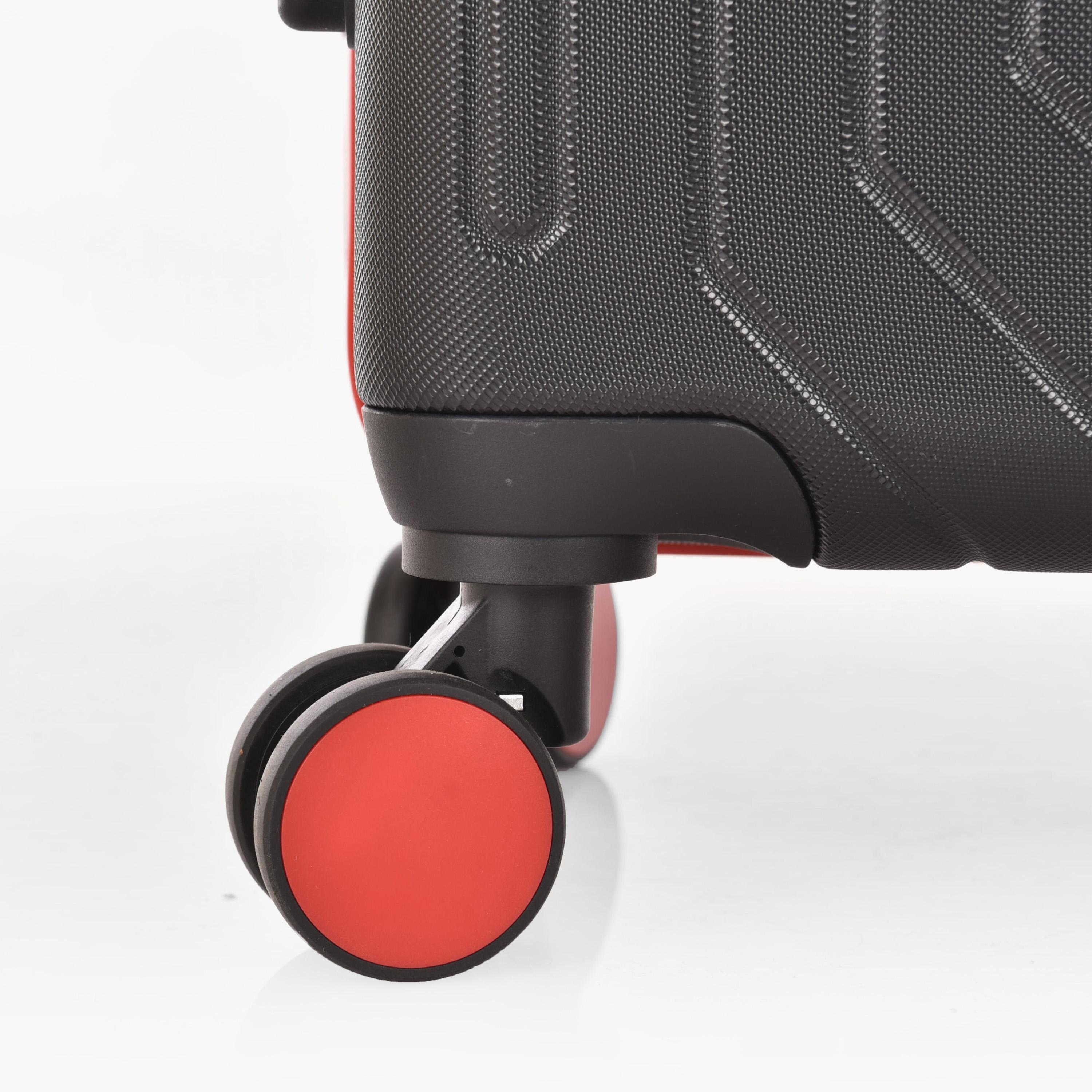 Track Set of 3 ABS Hard Sided 4-Wheeler Spinner Trolley Bag with Combination Lock-travel-luggagesandbags-luggage-image-10