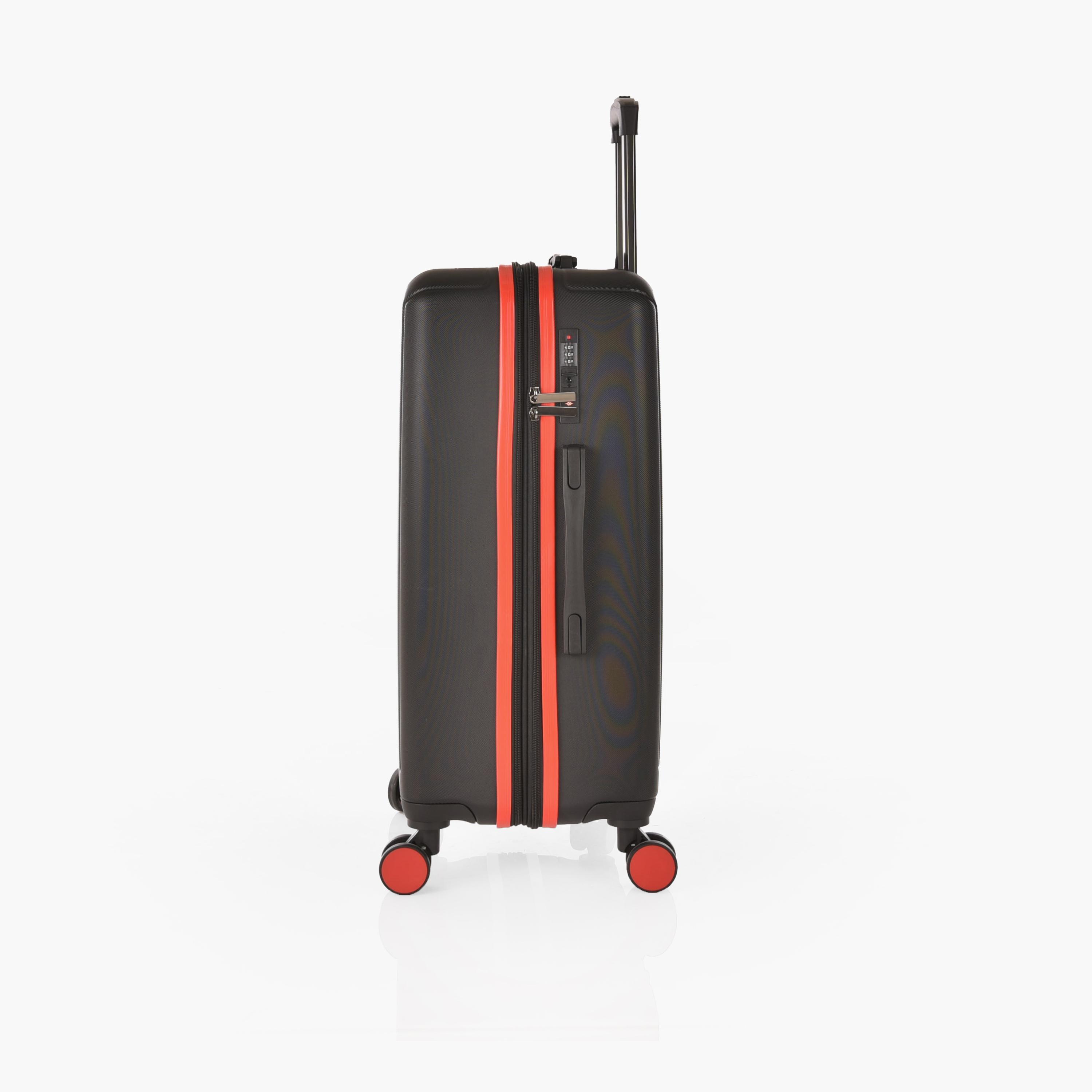 Track Set of 3 ABS Hard Sided 4-Wheeler Spinner Trolley Bag with Combination Lock-travel-luggagesandbags-luggage-image-6