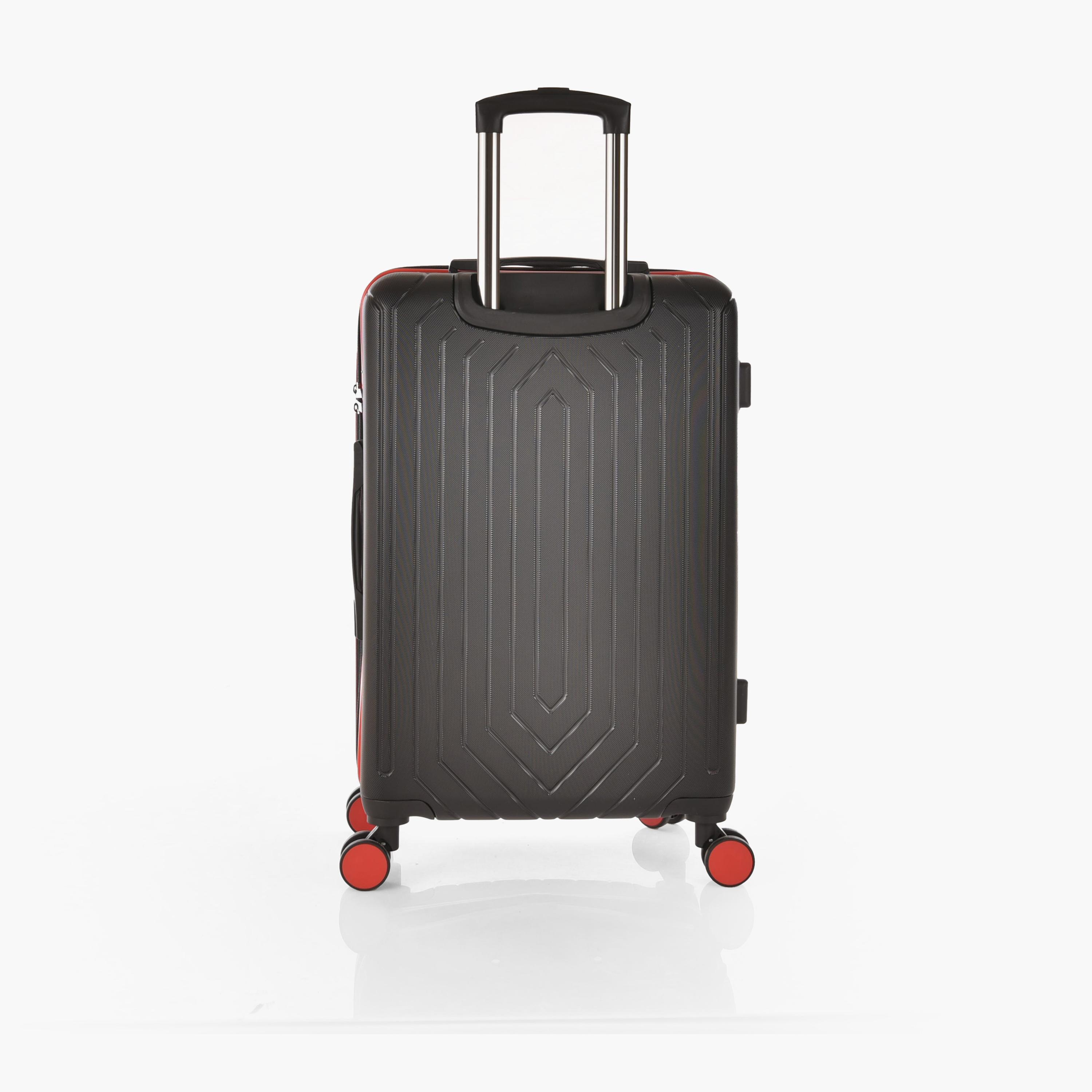 Track Set of 3 ABS Hard Sided 4-Wheeler Spinner Trolley Bag with Combination Lock-travel-luggagesandbags-luggage-image-7