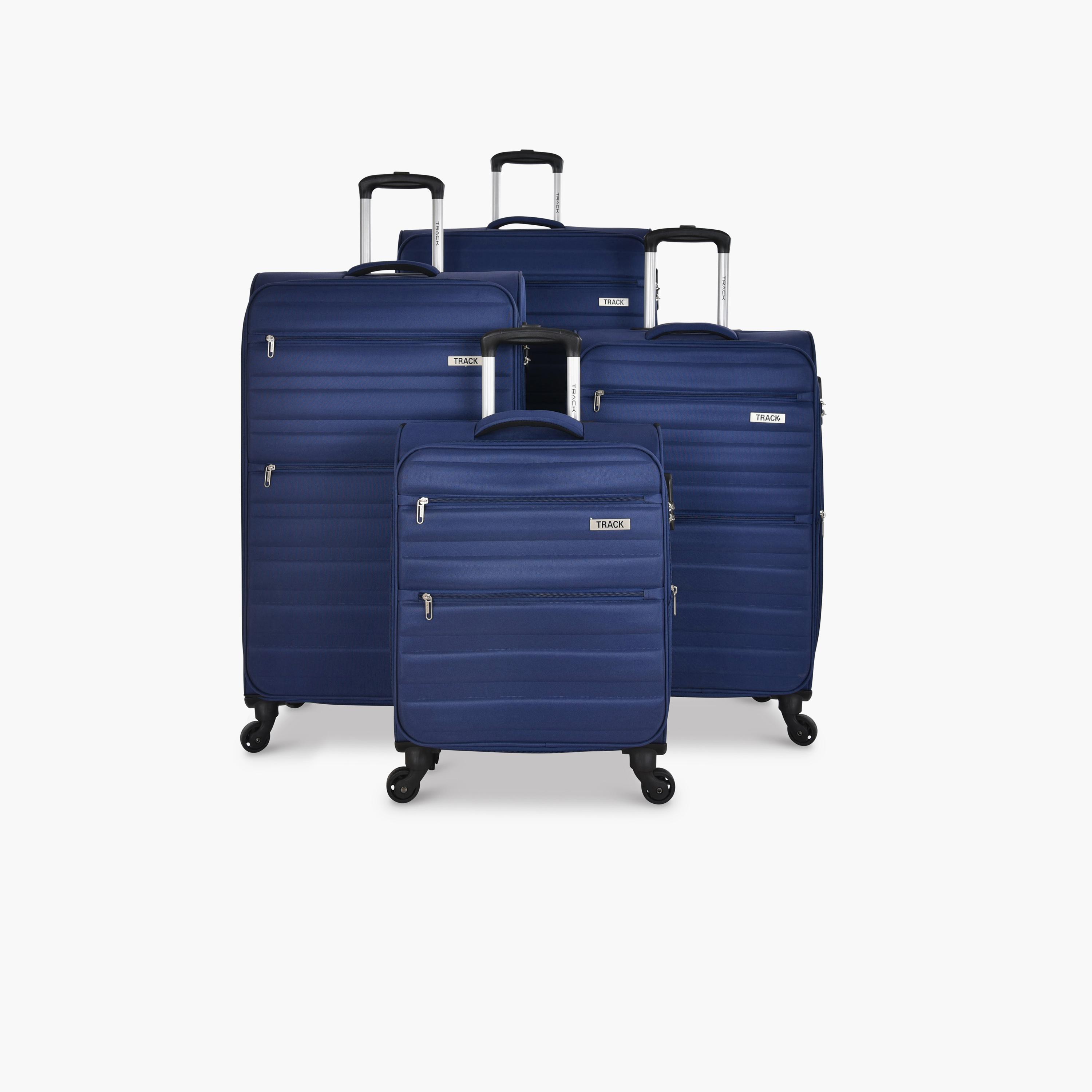 تراك - طقم  4 شنط بجوانب طرية من البوليستر وأربع عجلات دوارة مع قفل مركب-travel-luggagesandbags-luggage-image-1