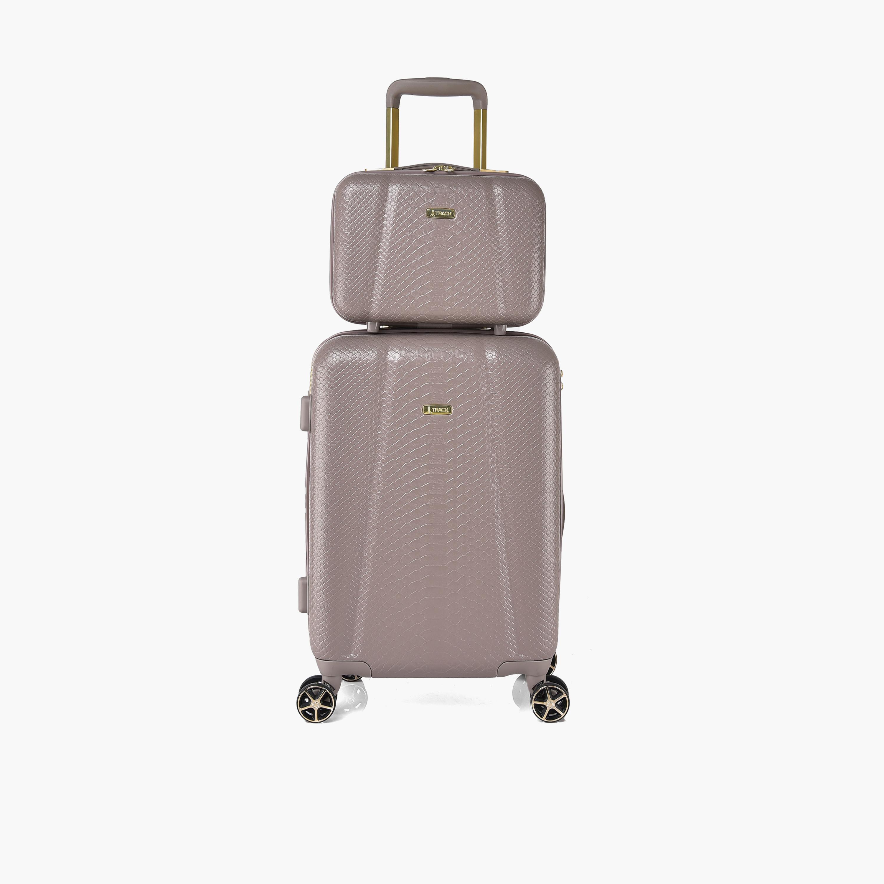 تراك - طقم  شنطتين بجوانب صلبة من مادة ABS وأربع عجلات دوارة  مع قفل مركب-travel-luggagesandbags-luggage-image-1