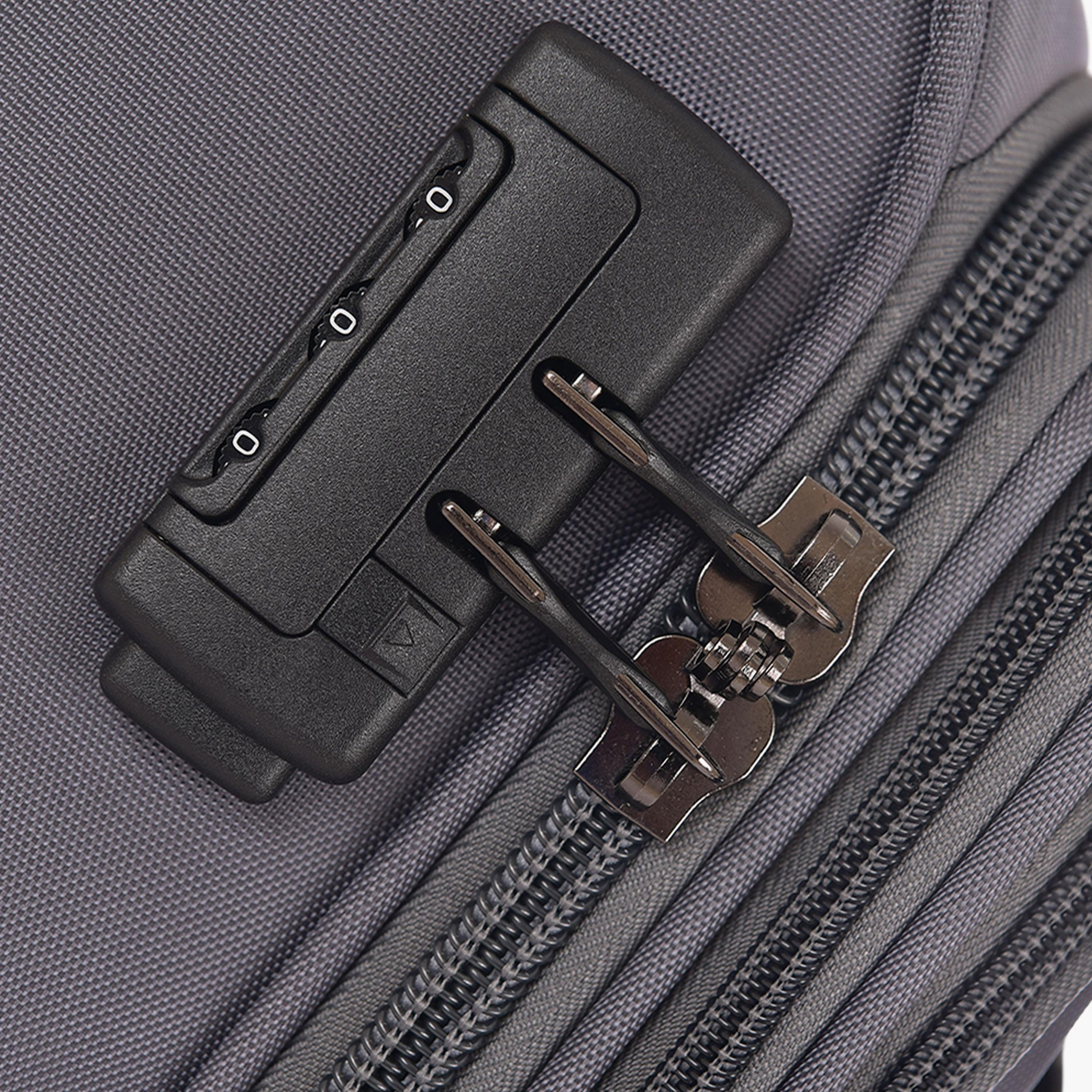 تراك - طقم  3 شنط بجوانب طرية من البوليستر وأربع عجلات دوارة  مع قفل مركب-travel-luggagesandbags-luggage-image-9