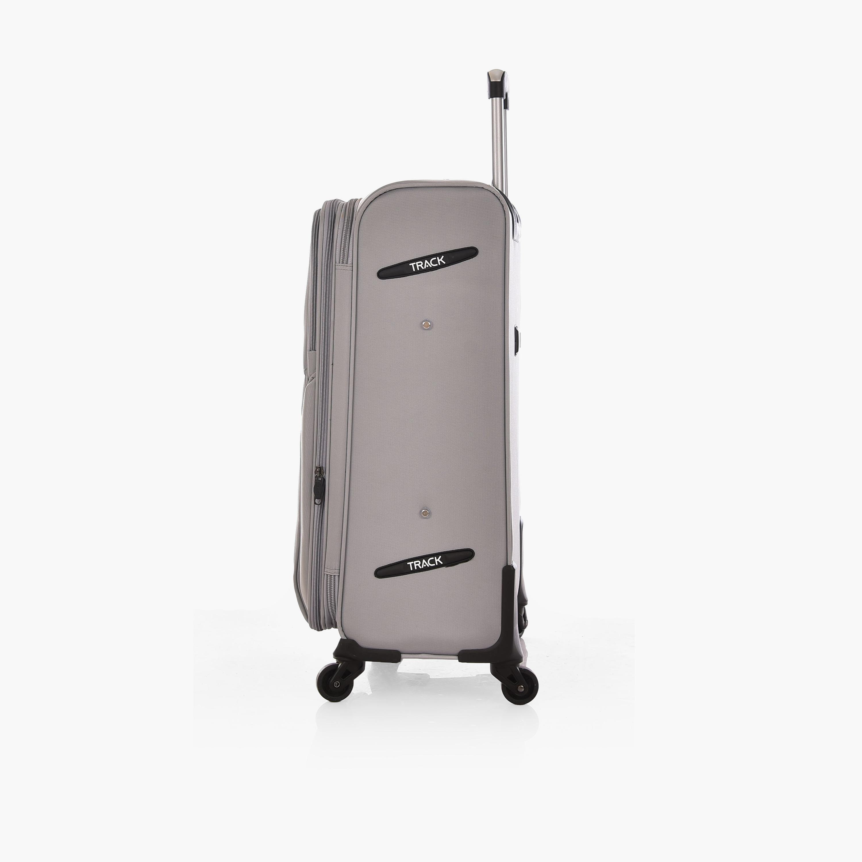 Track Set of 3 Polyester Soft Sided 4-Wheeler Spinner Trolley Bag with Combination Lock-travel-luggagesandbags-luggage-image-6