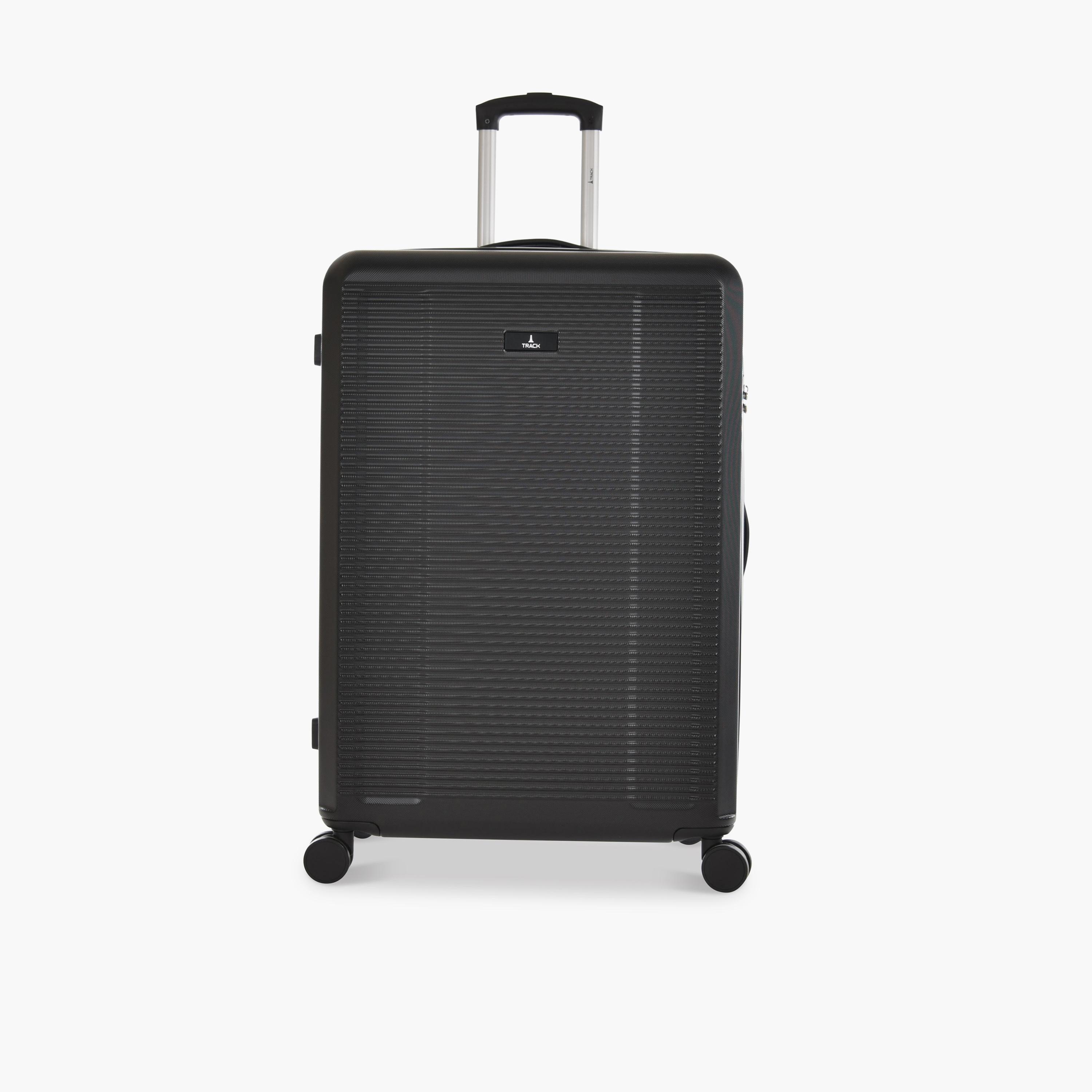 Track Set of 4 ABS Hard Sided 4-Wheeler Spinner Trolley Bag with Combination Lock-travel-luggagesandbags-luggage-image-4