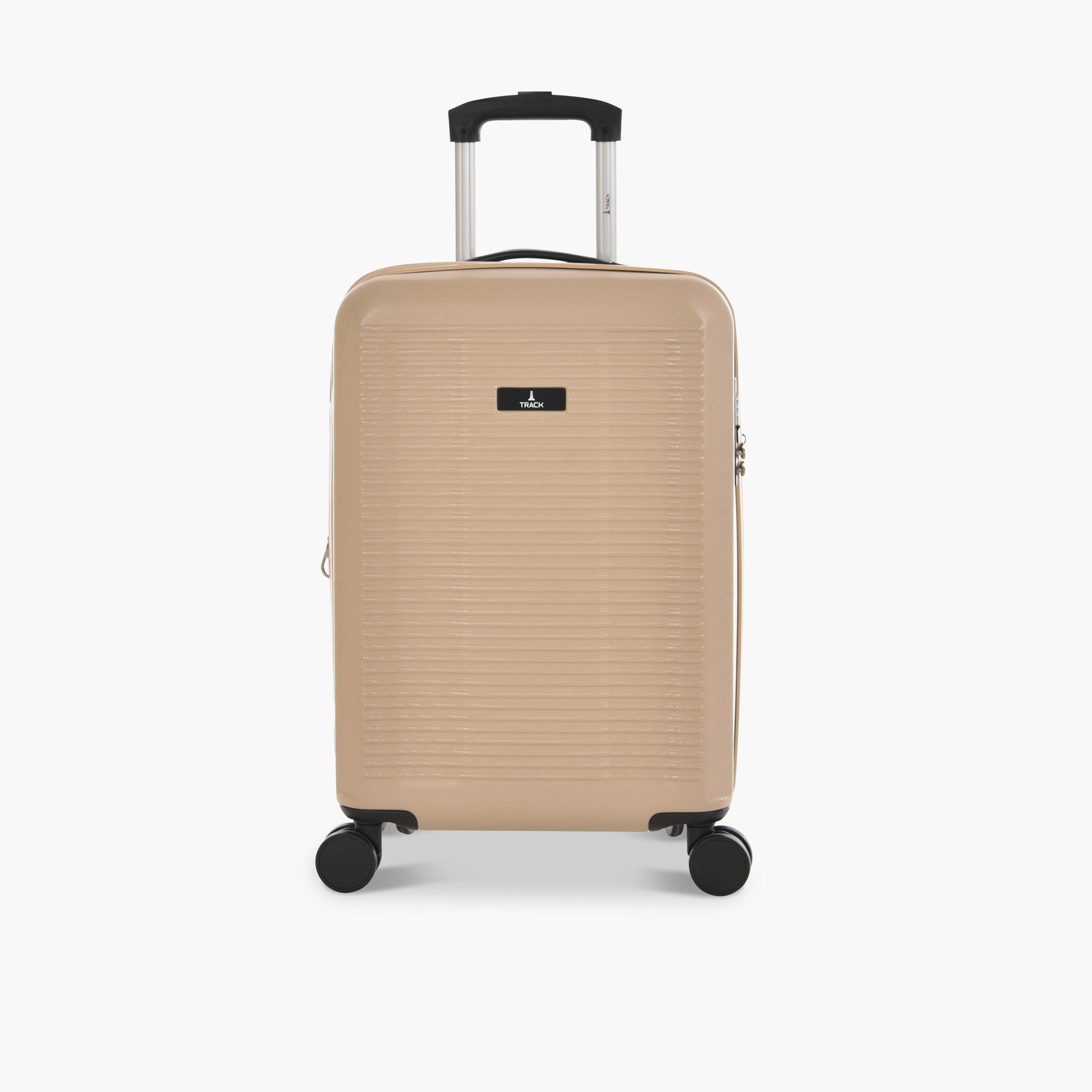 Track Set of 4 ABS Hard Sided 4-Wheeler Spinner Trolley Bag with Combination Lock-travel-luggagesandbags-luggage-image-4