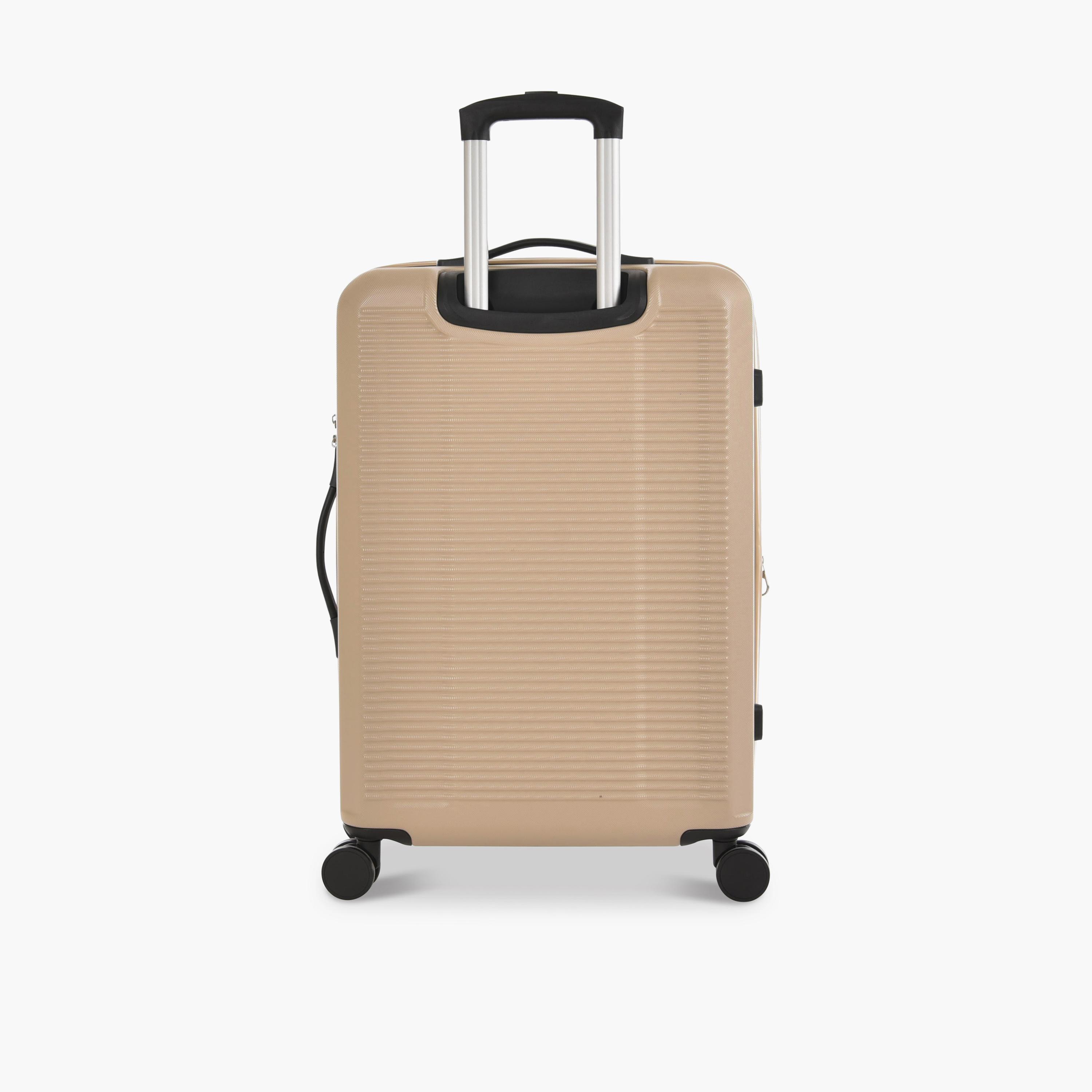 Track Set of 4 ABS Hard Sided 4-Wheeler Spinner Trolley Bag with Combination Lock-travel-luggagesandbags-luggage-image-5