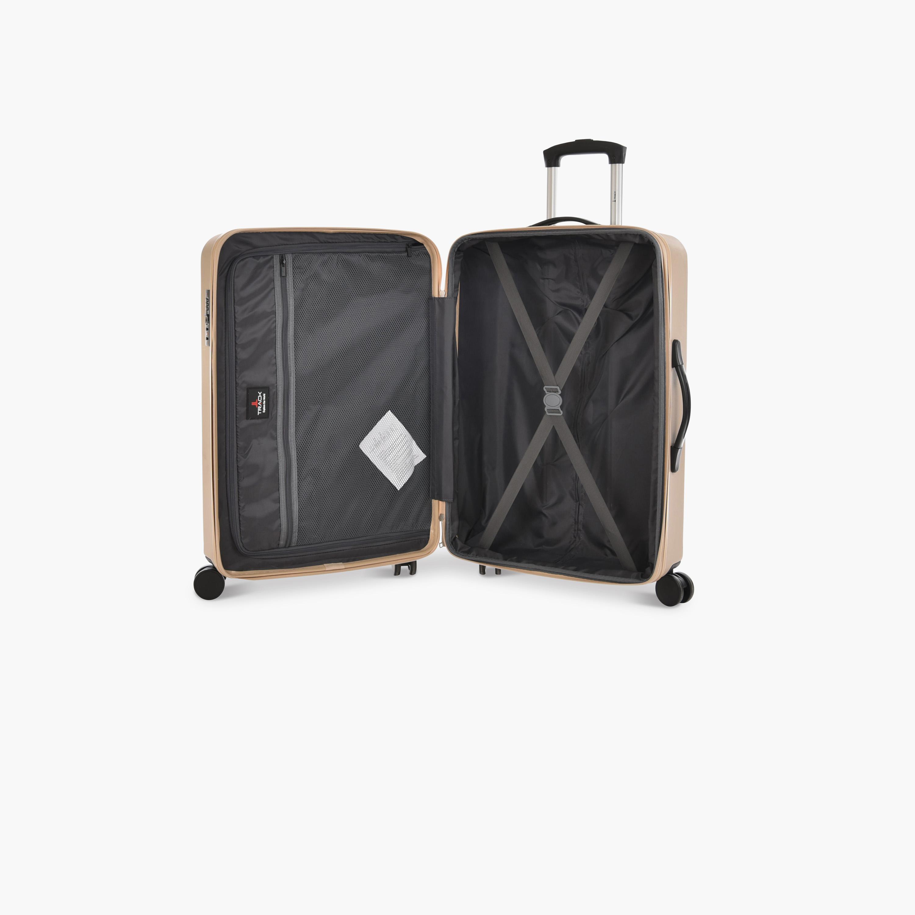 Track Set of 4 ABS Hard Sided 4-Wheeler Spinner Trolley Bag with Combination Lock-travel-luggagesandbags-luggage-image-6