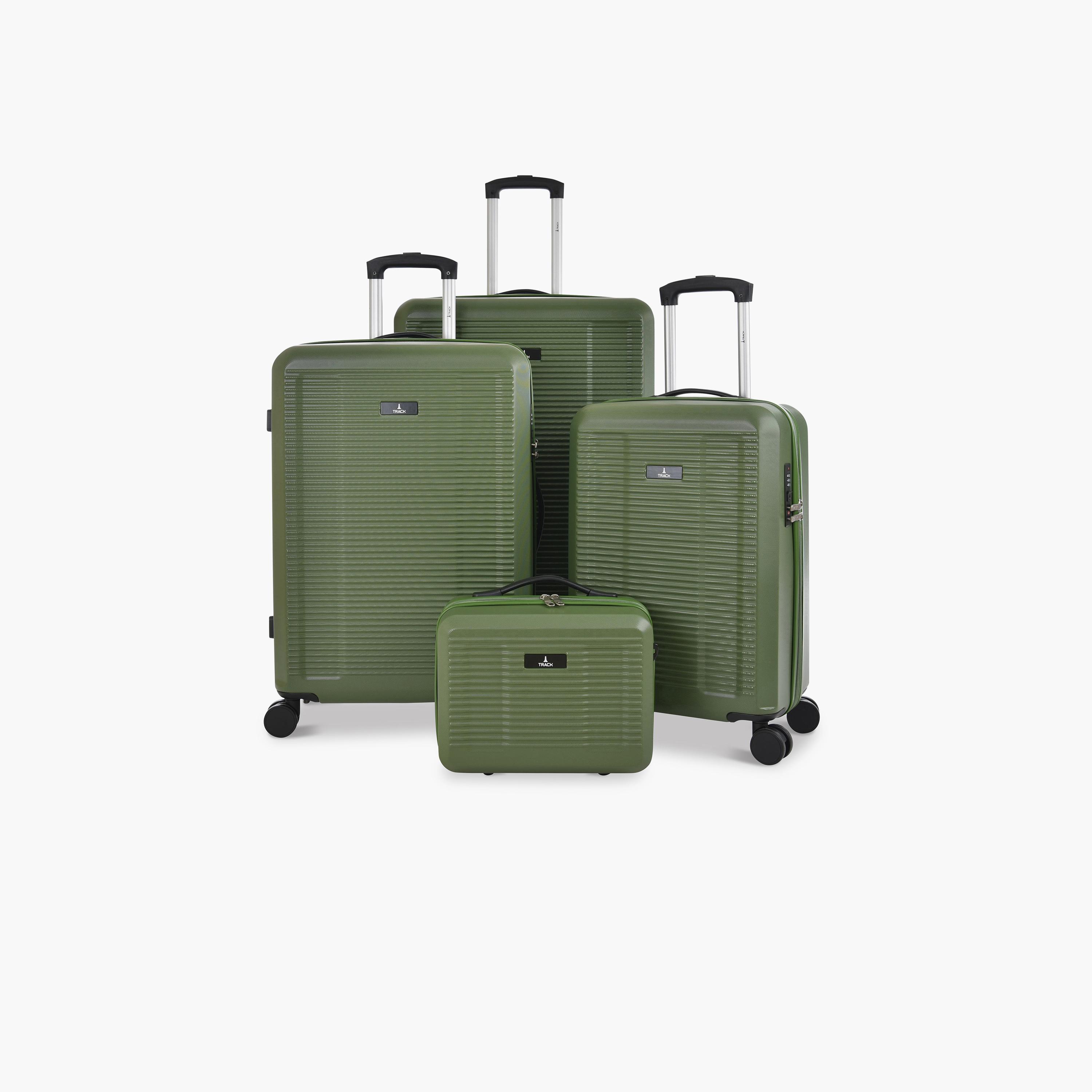 تراك - طقم  4 شنط بجوانب صلبة من مادة ABS وأربع عجلات دوارة مع قفل مركب-travel-luggagesandbags-luggage-image-1