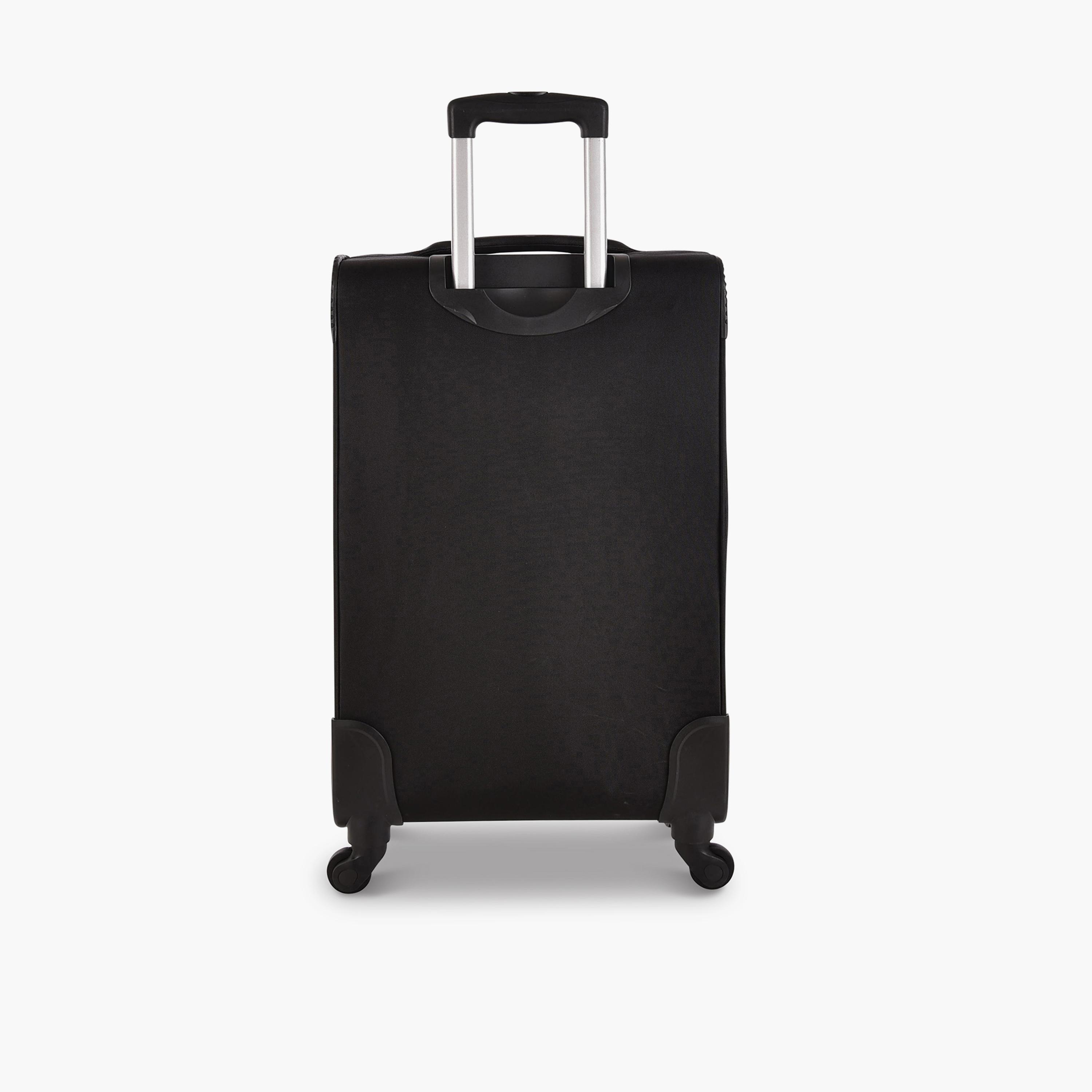 Track Set of 3 Polyester Soft Sided 4-Wheeler Spinner Trolley Bag with Combination Lock-travel-luggagesandbags-luggage-image-7