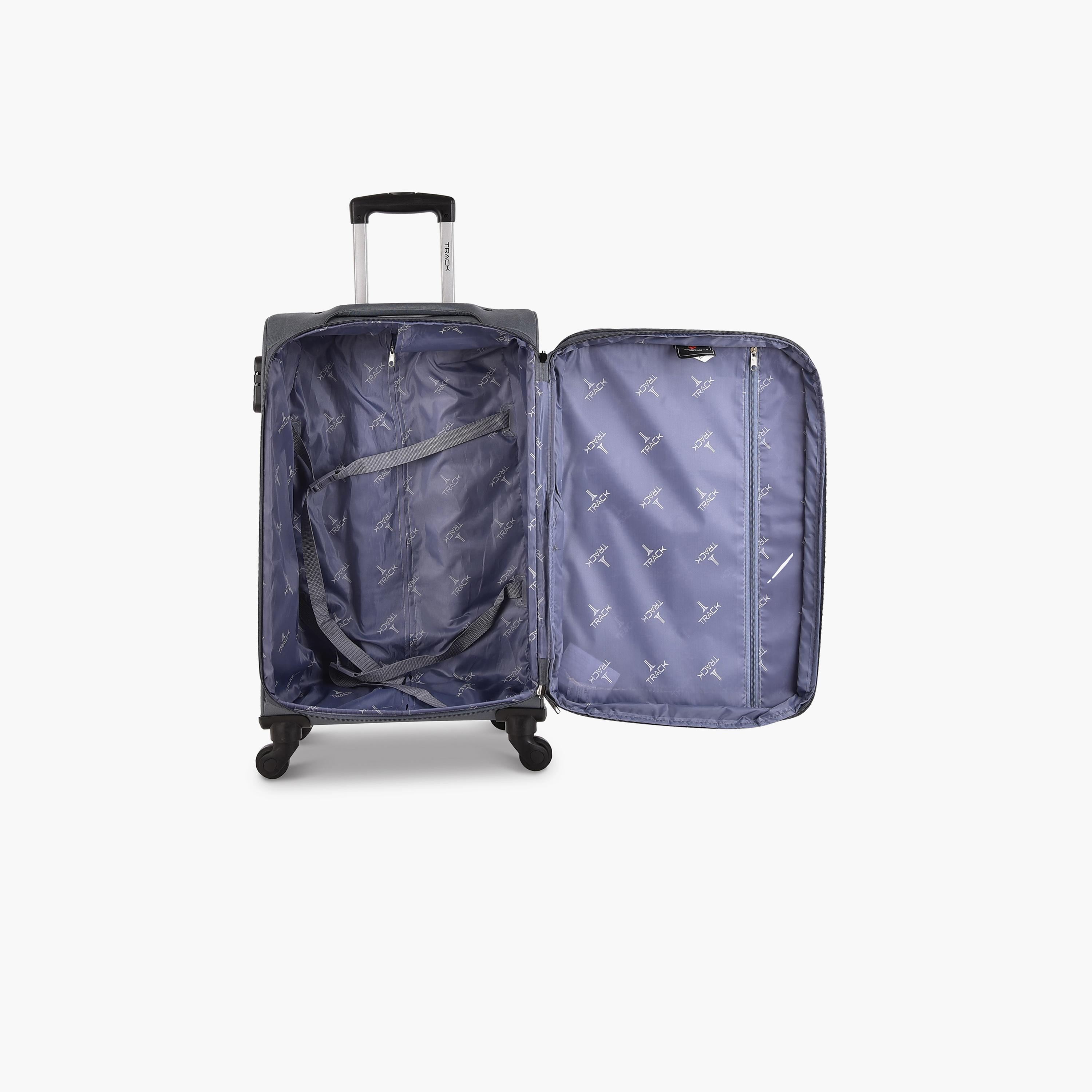 تراك - طقم  3 شنط بجوانب طرية من البوليستر وأربع عجلات دوارة  مع قفل مركب-travel-luggagesandbags-luggage-image-8