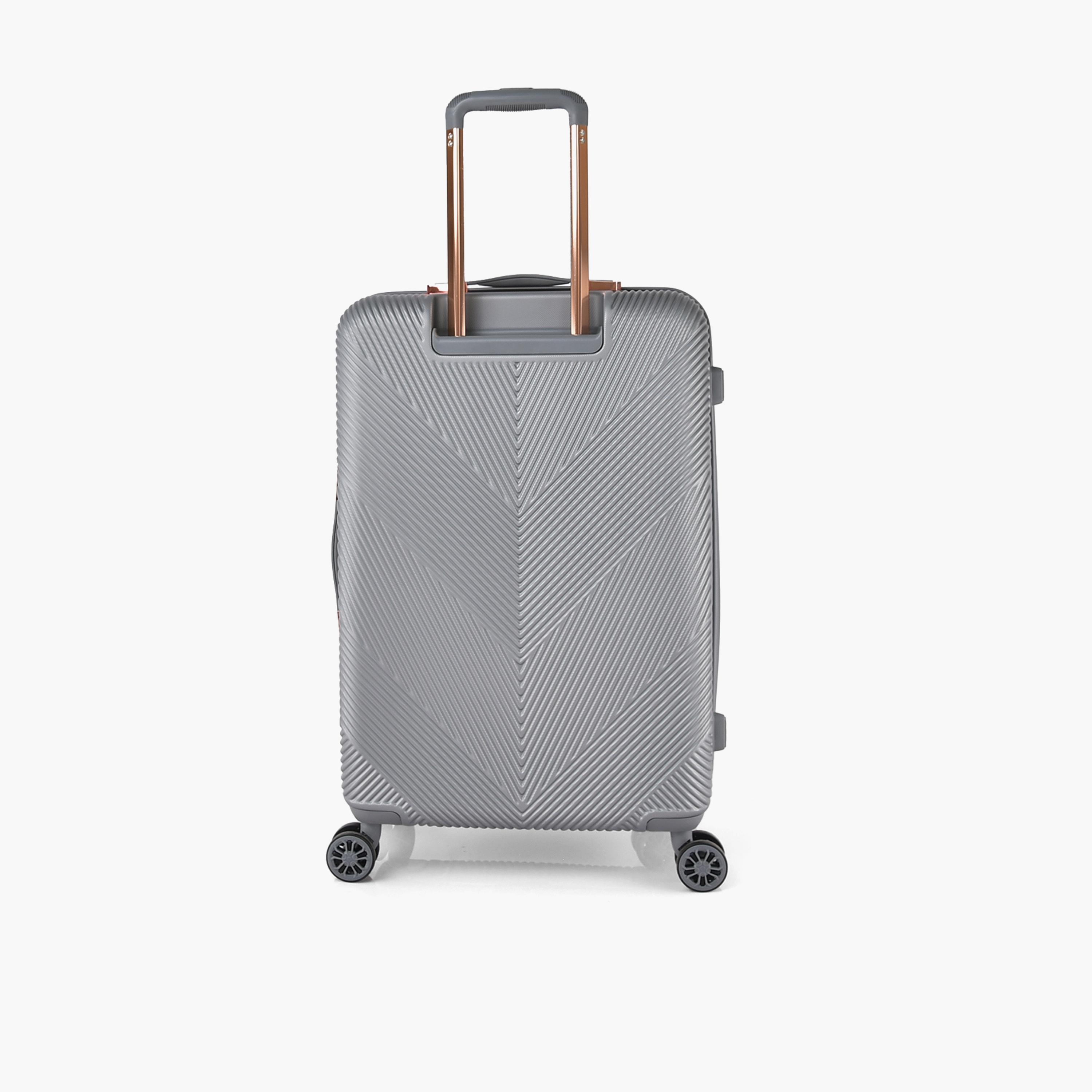 Track Set of 2 ABS Hard Sided 4-Wheeler Spinner Trolley Bag with Combination Lock-travel-luggagesandbags-luggage-image-7