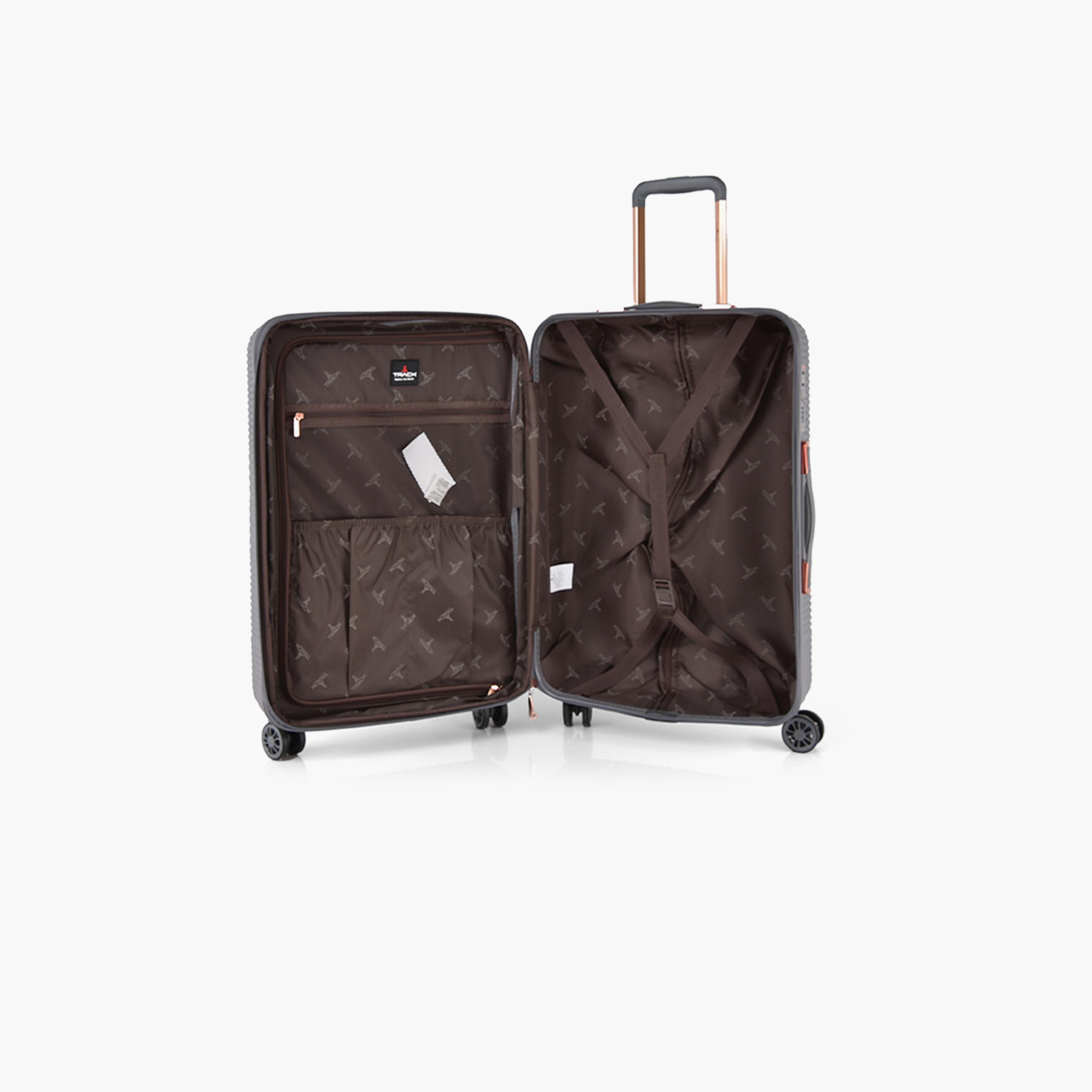 Track Set of 2 ABS Hard Sided 4-Wheeler Spinner Trolley Bag with Combination Lock-travel-luggagesandbags-luggage-image-8