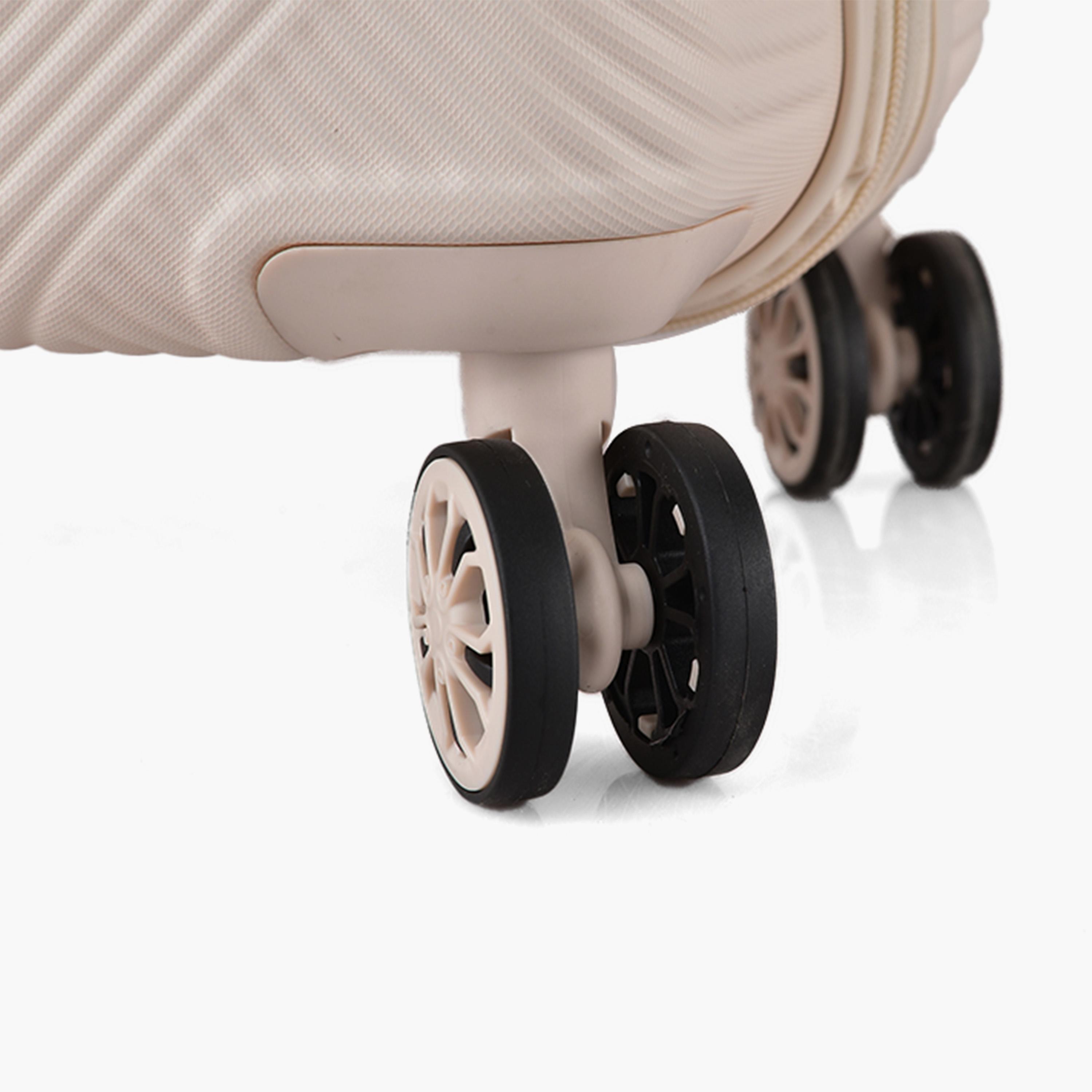 Track Set of 2 ABS Hard Sided 4-Wheeler Spinner Trolley Bag with Combination Lock-travel-luggagesandbags-luggage-image-11
