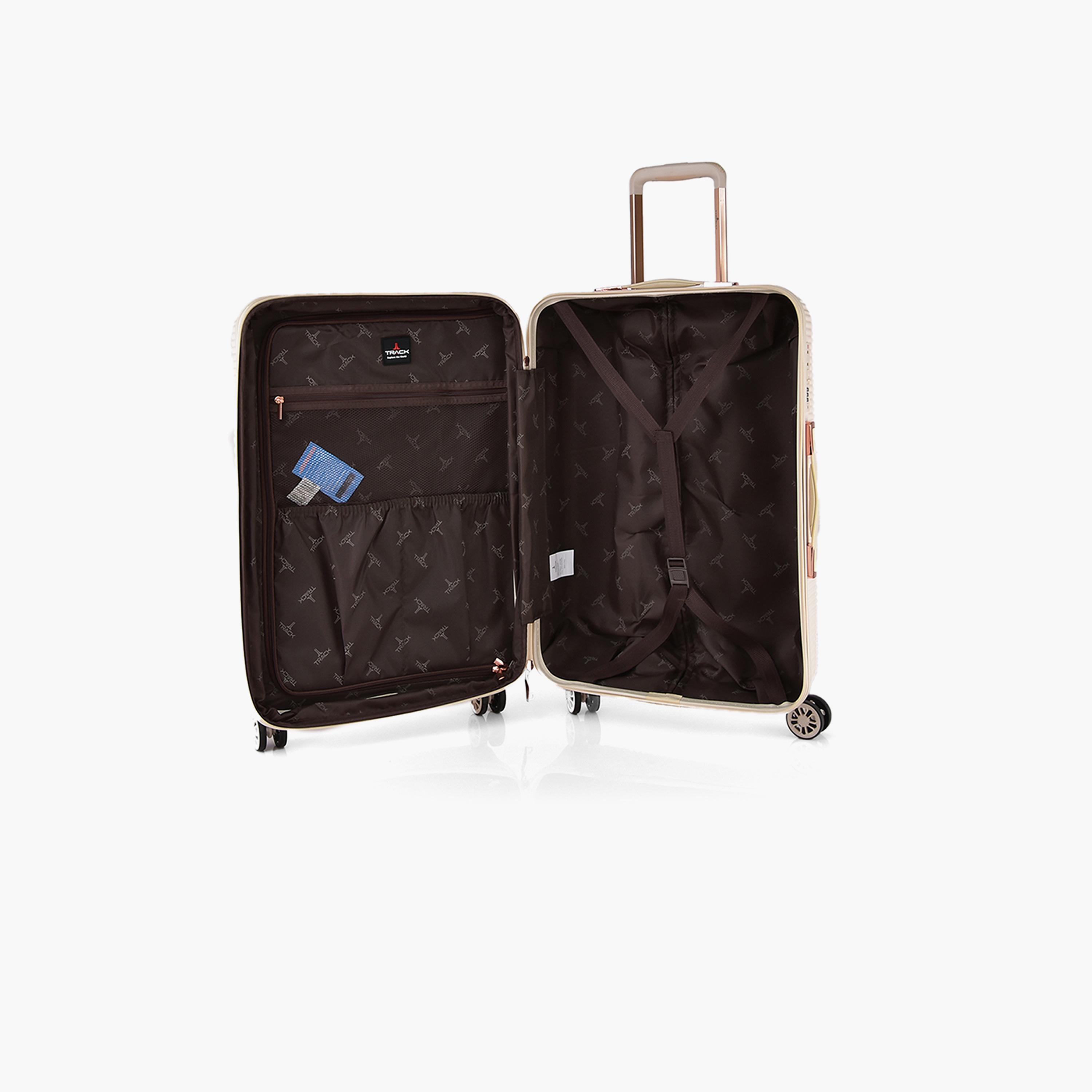 Track Set of 2 ABS Hard Sided 4-Wheeler Spinner Trolley Bag with Combination Lock-travel-luggagesandbags-luggage-image-8