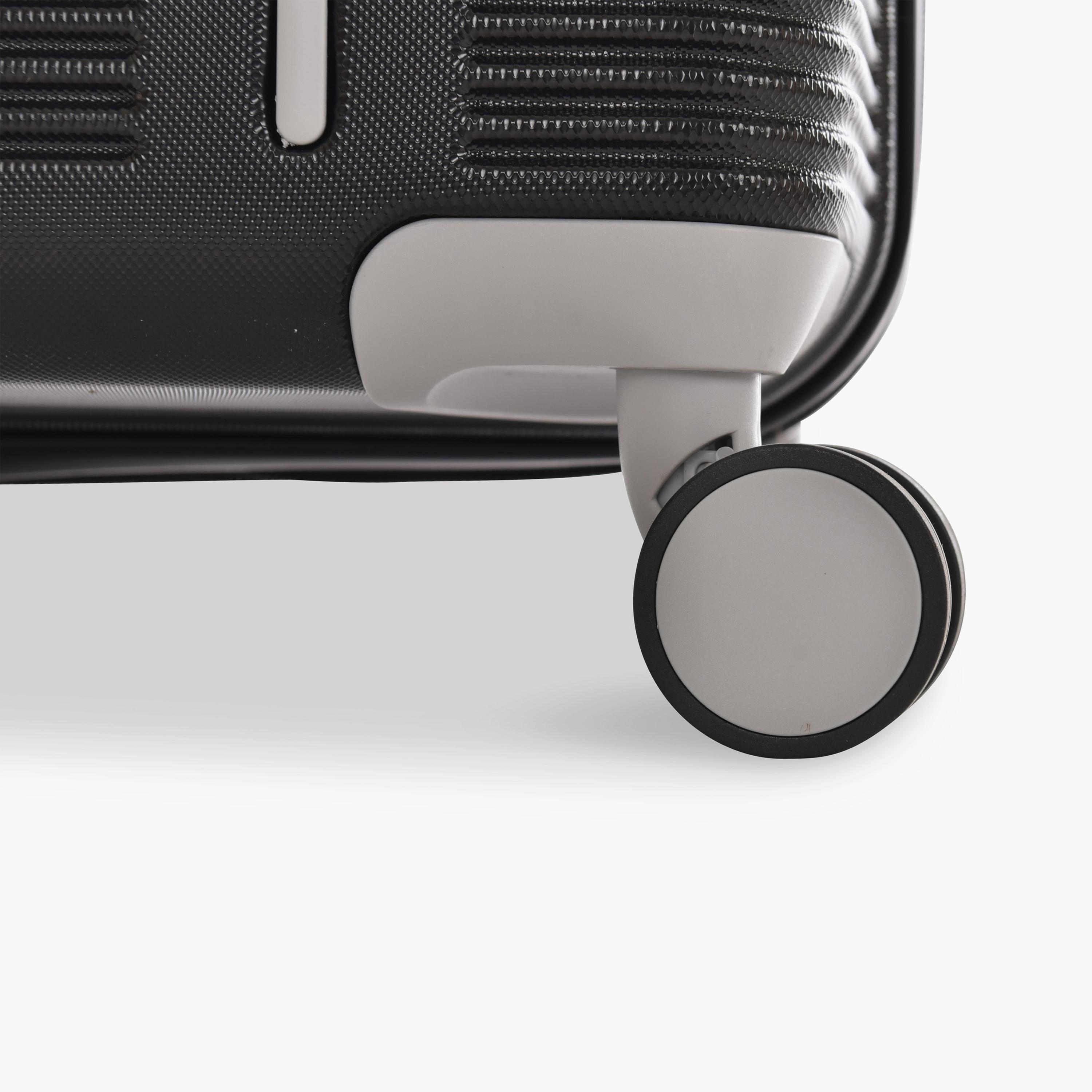 Track Set of 4 ABS Hard Sided 4-Wheeler Spinner Trolley Bag with Combination Lock-travel-luggagesandbags-luggage-image-10