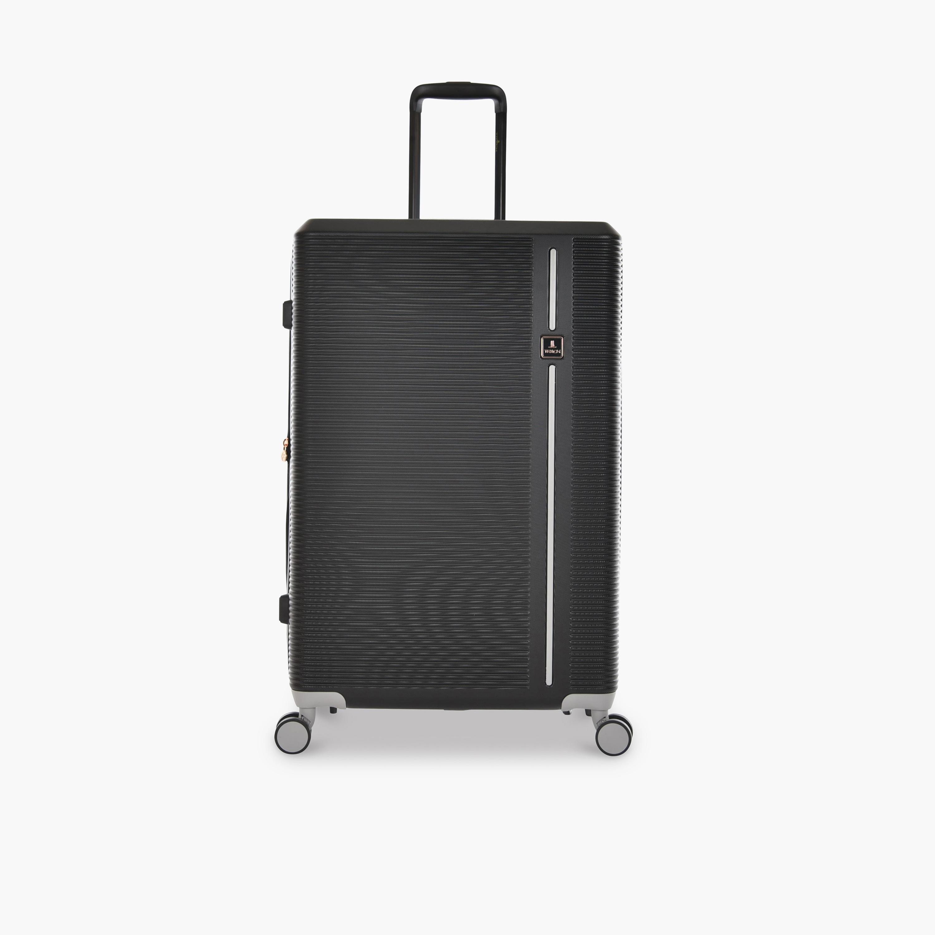 Track Set of 4 ABS Hard Sided 4-Wheeler Spinner Trolley Bag with Combination Lock-travel-luggagesandbags-luggage-image-4