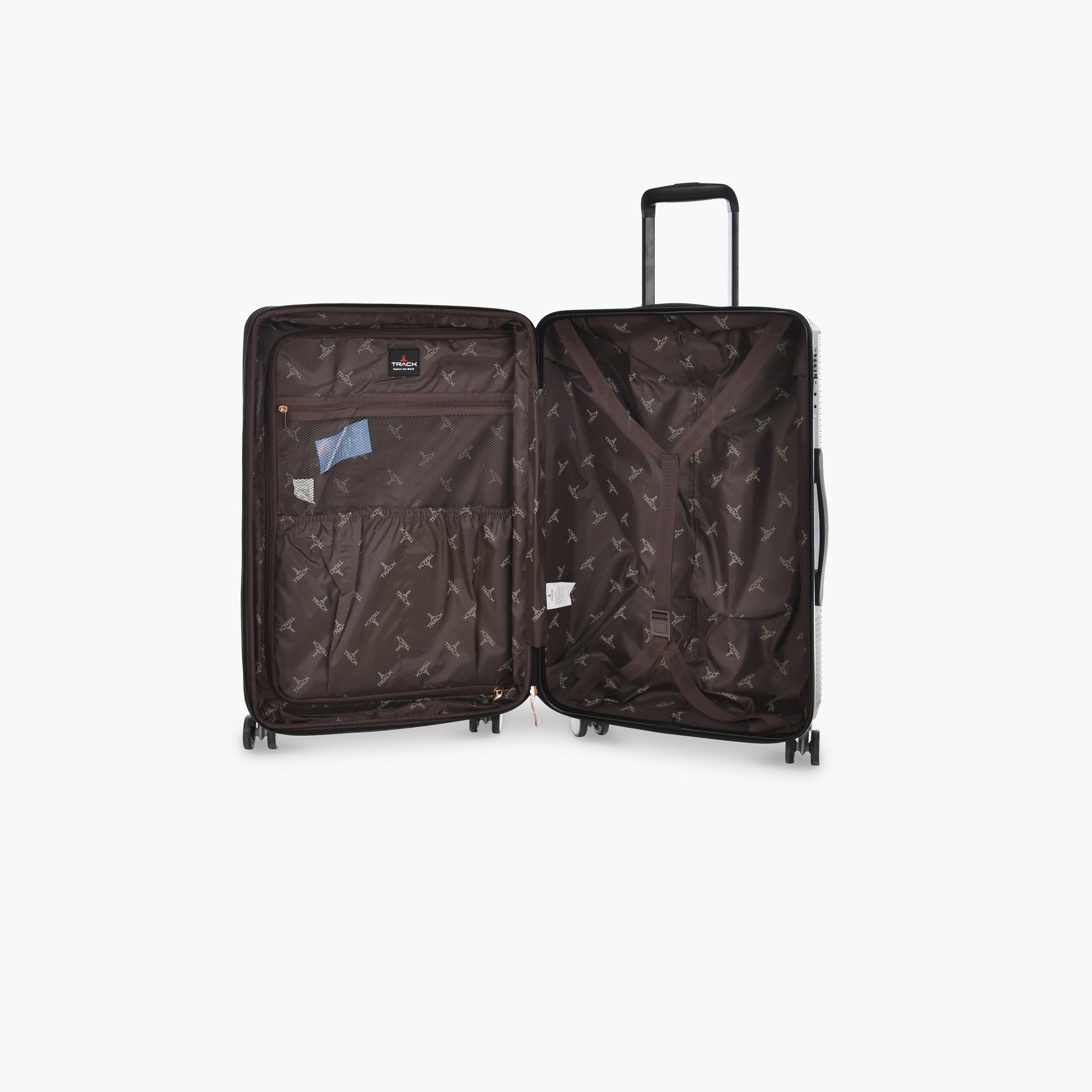 Track Set of 4 ABS Hard Sided 4-Wheeler Spinner Trolley Bag with Combination Lock-travel-luggagesandbags-luggage-image-8