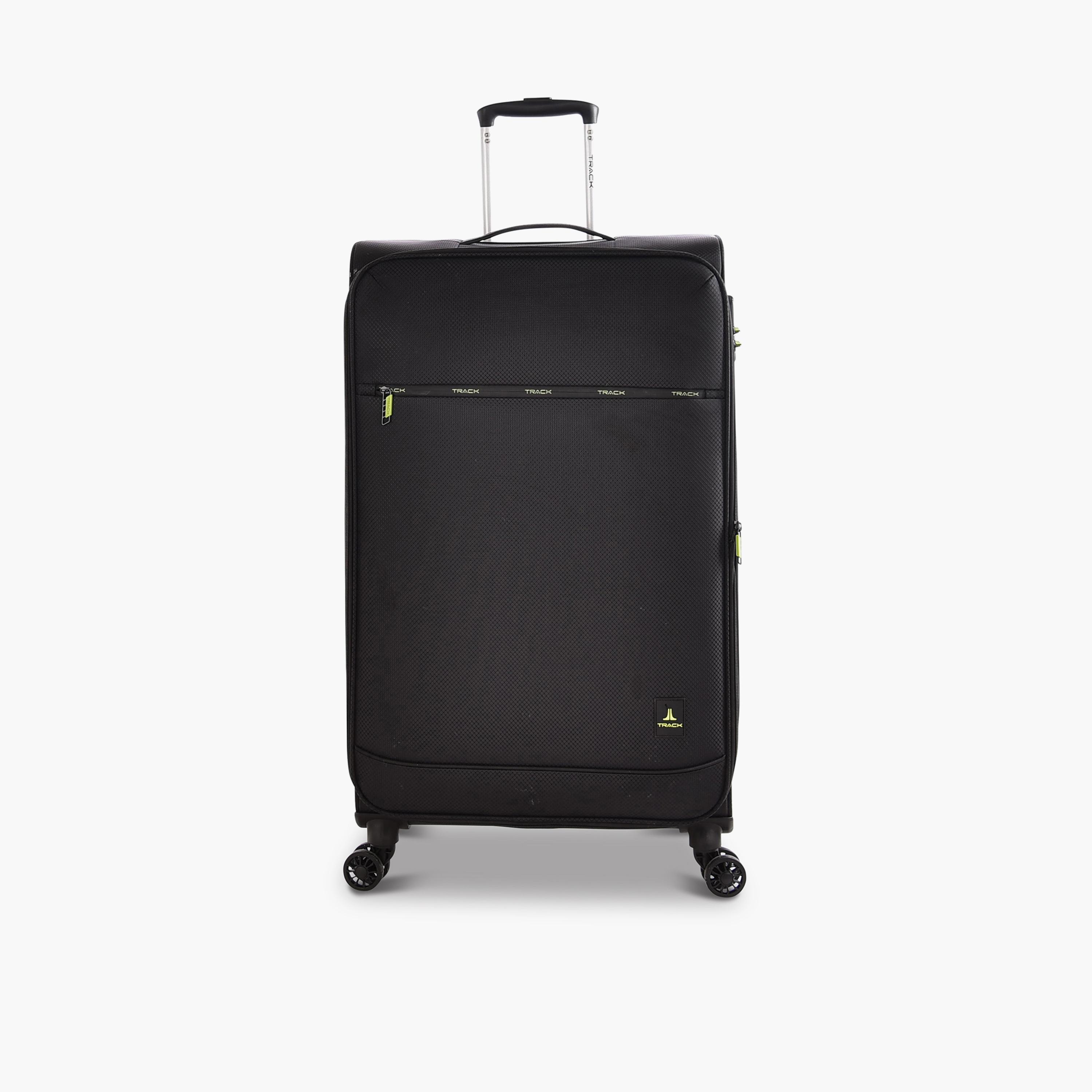 Track Set of 3 Polyester Soft Sided 4-Wheeler Spinner Trolley Bag with Combination Lock-travel-luggagesandbags-luggage-image-4