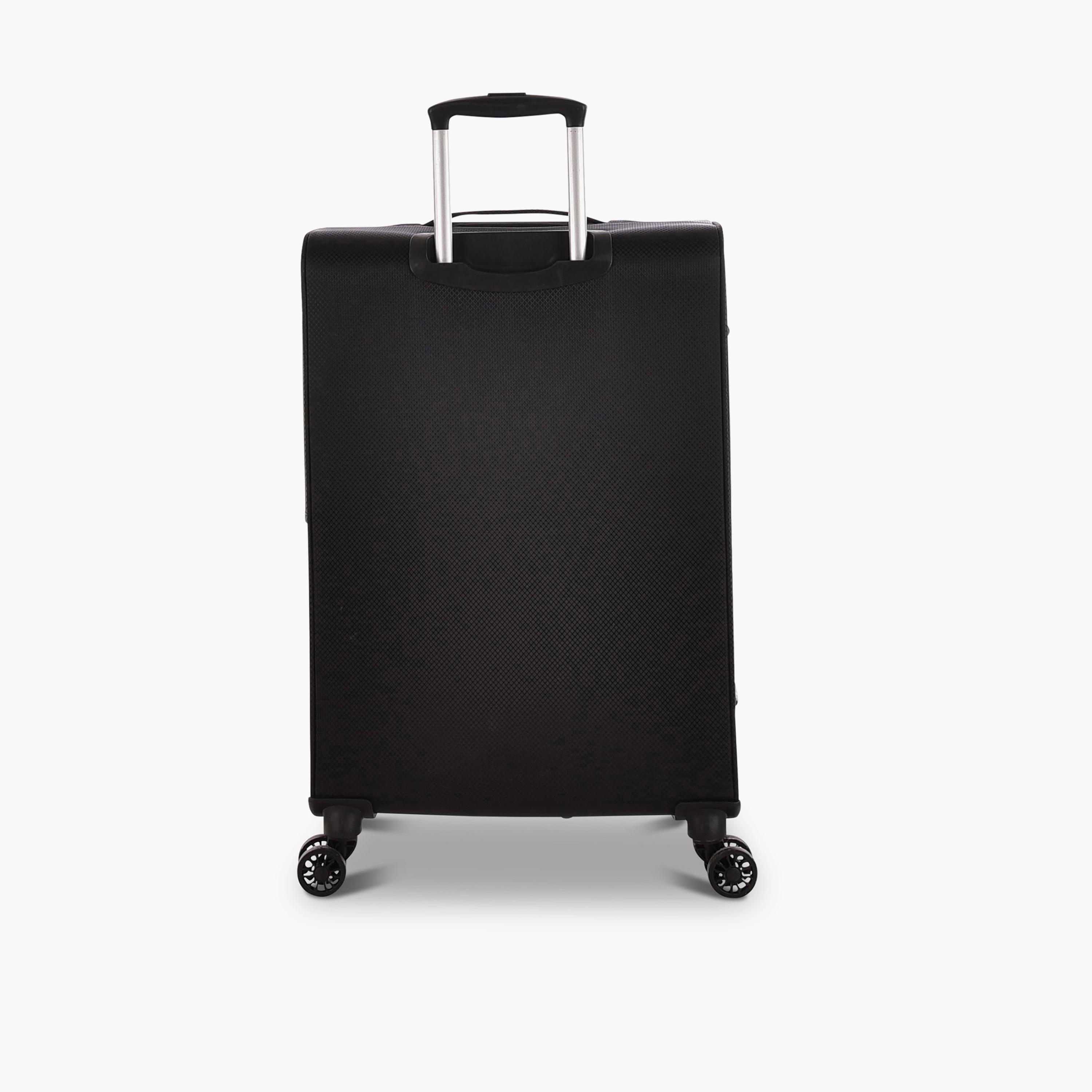 Track Set of 3 Polyester Soft Sided 4-Wheeler Spinner Trolley Bag with Combination Lock-travel-luggagesandbags-luggage-image-7
