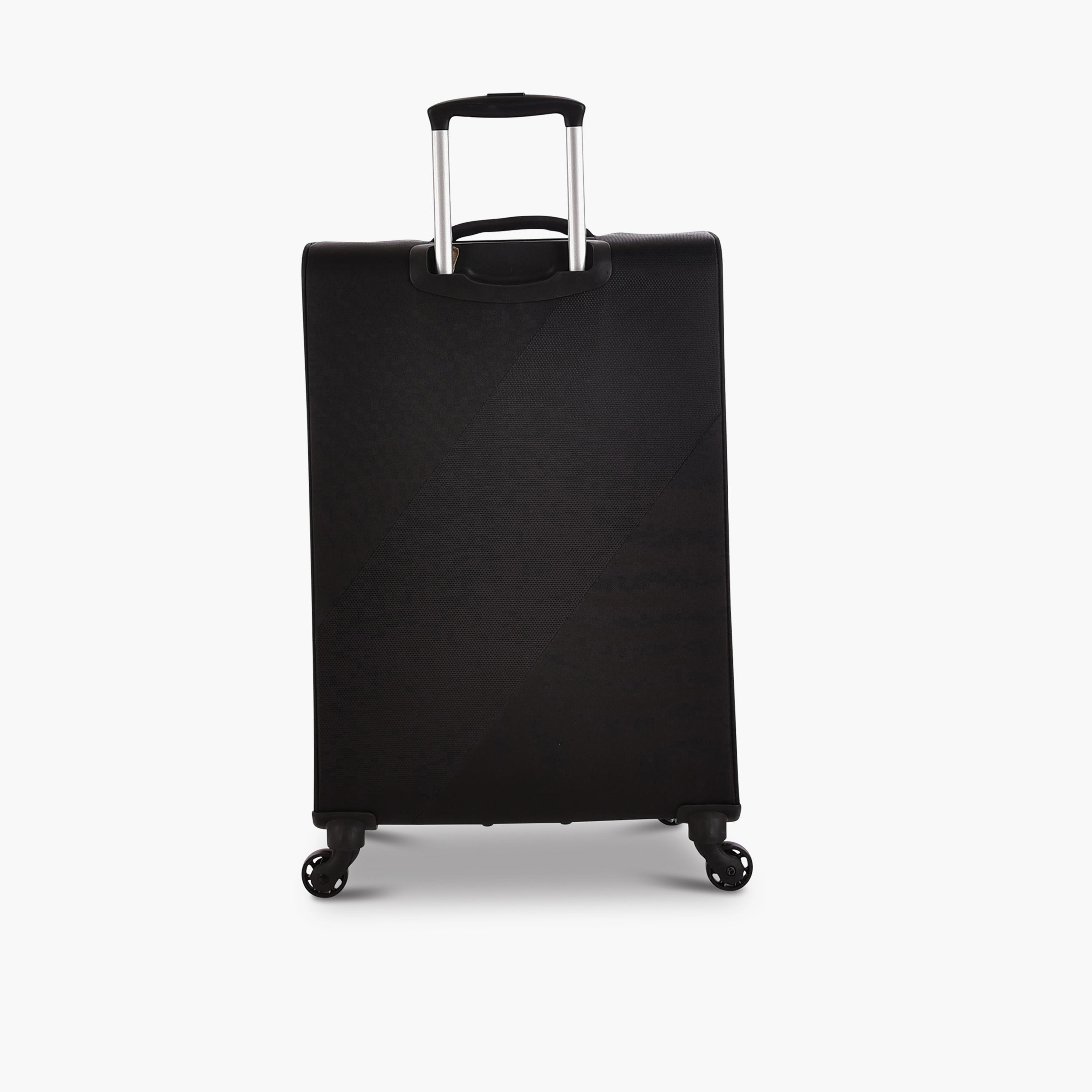 Track Set of 3 Polyester Soft Sided 4-Wheeler Spinner Trolley Bag with Combination Lock-travel-luggagesandbags-luggage-image-7