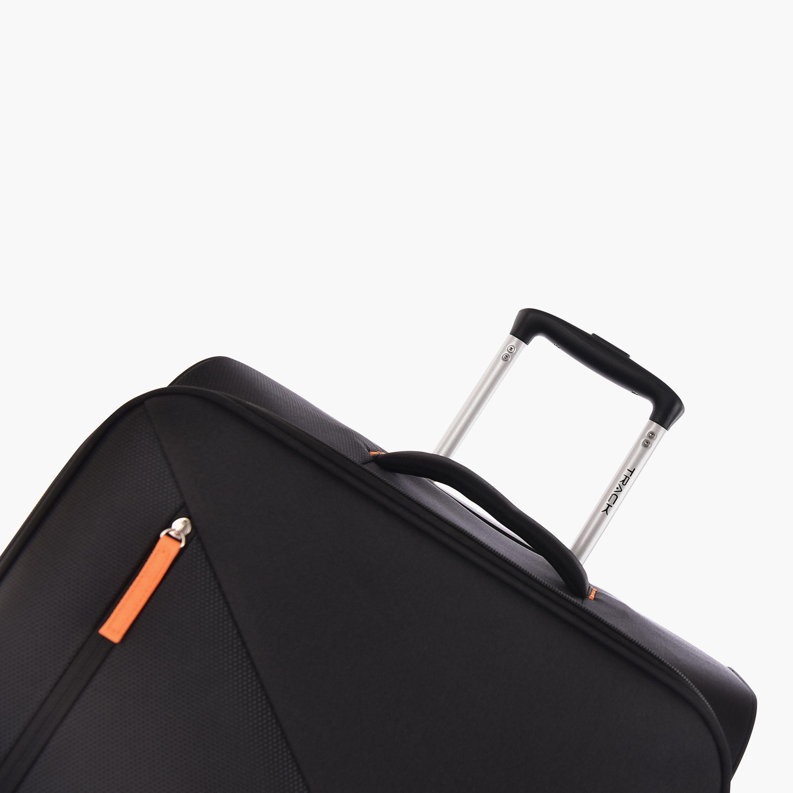 Track Set of 4 Polyester Soft Sided 4-Wheeler Spinner Trolley Bag with Combination Lock-travel-luggagesandbags-luggage-image-12