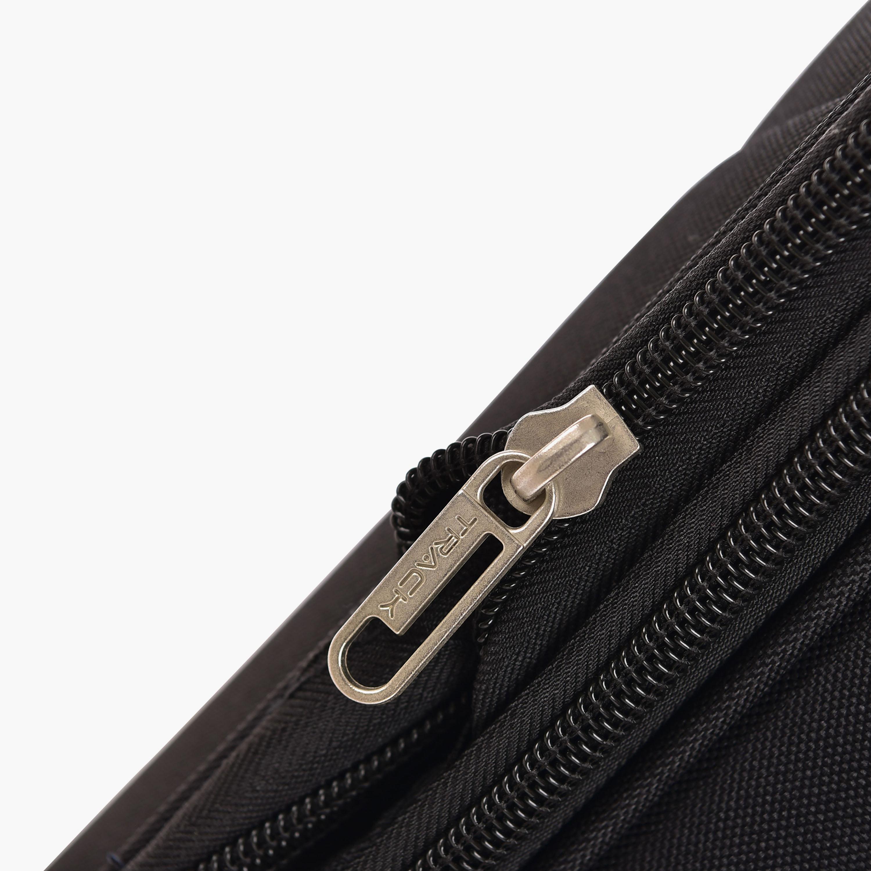 Track Set of 4 Polyester Soft Sided 4-Wheeler Spinner Trolley Bag with Combination Lock-travel-luggagesandbags-luggage-image-16