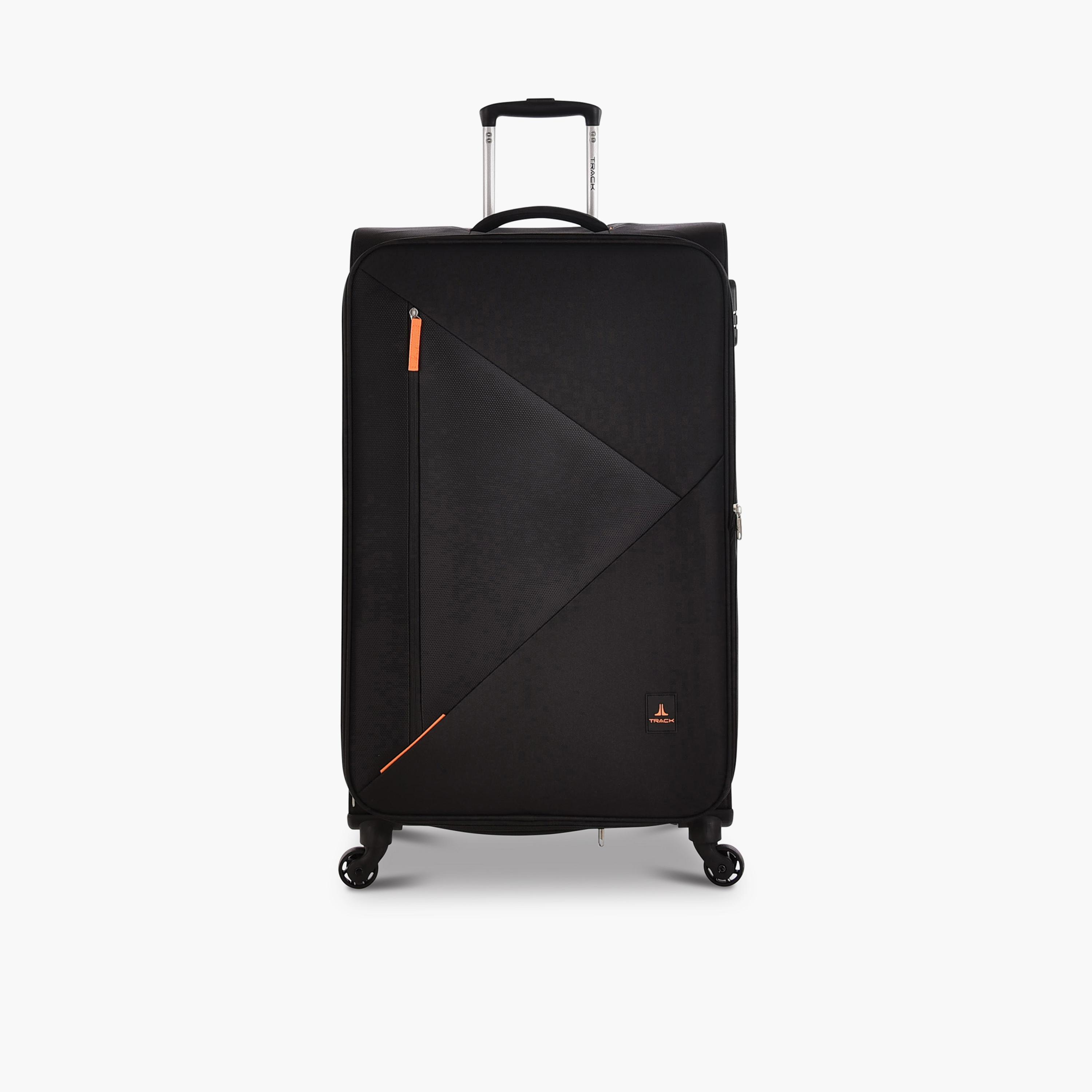 Track Set of 4 Polyester Soft Sided 4-Wheeler Spinner Trolley Bag with Combination Lock-travel-luggagesandbags-luggage-image-4