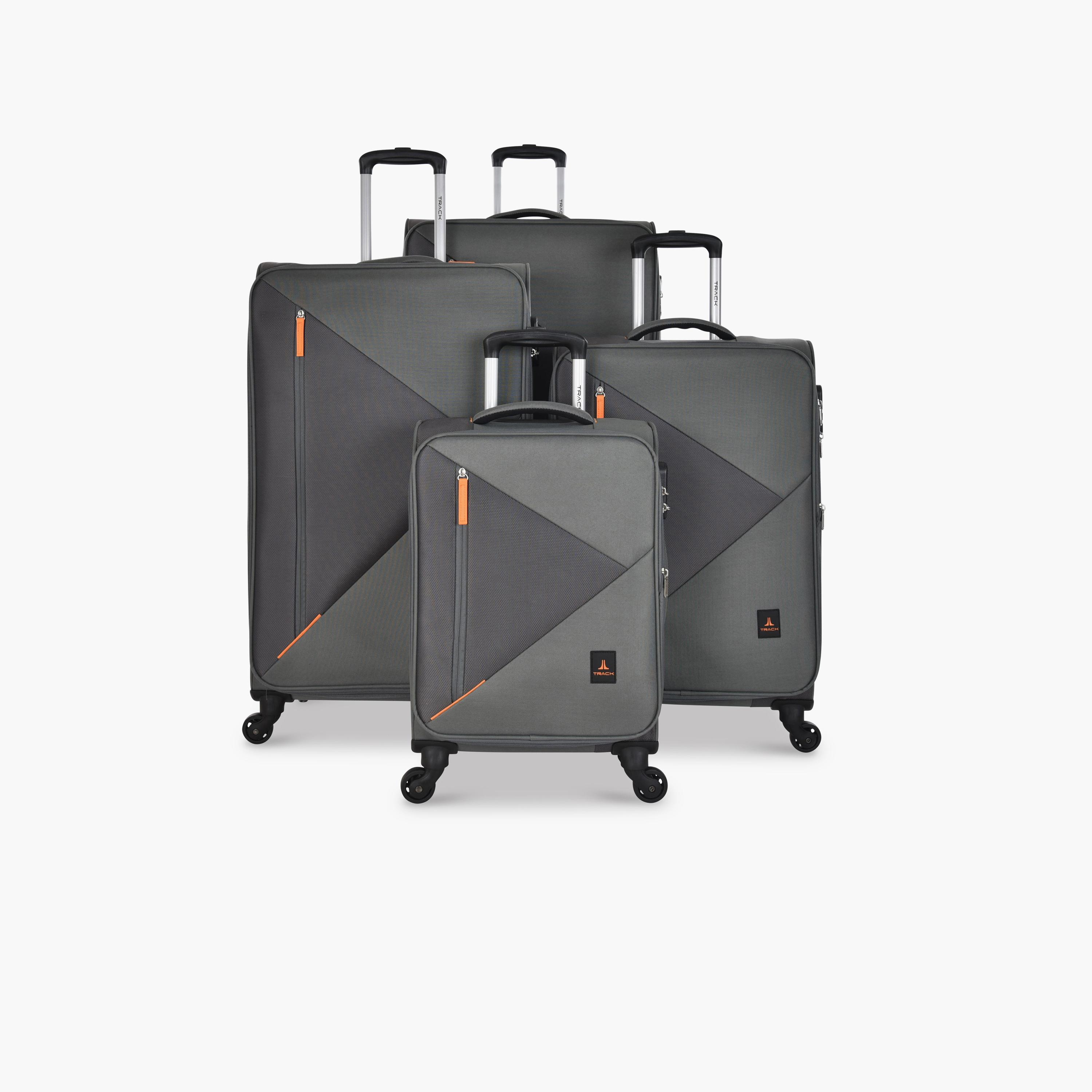 تراك - طقم  4 شنط بجوانب طرية من البوليستر وأربع عجلات دوارة مع قفل مركب-travel-luggagesandbags-luggage-image-1