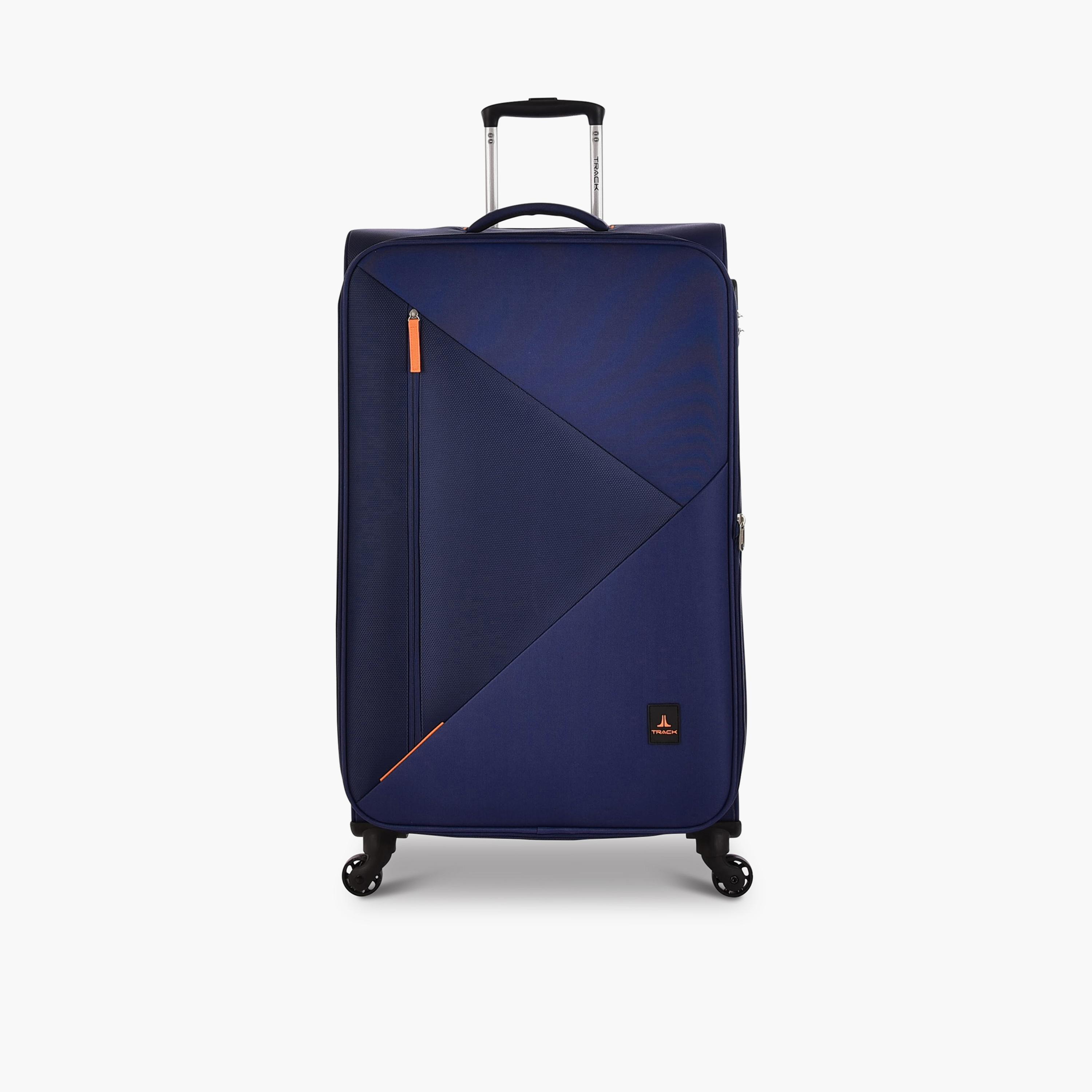 Track Set of 4 Polyester Soft Sided 4-Wheeler Spinner Trolley Bag with Combination Lock-travel-luggagesandbags-luggage-image-4