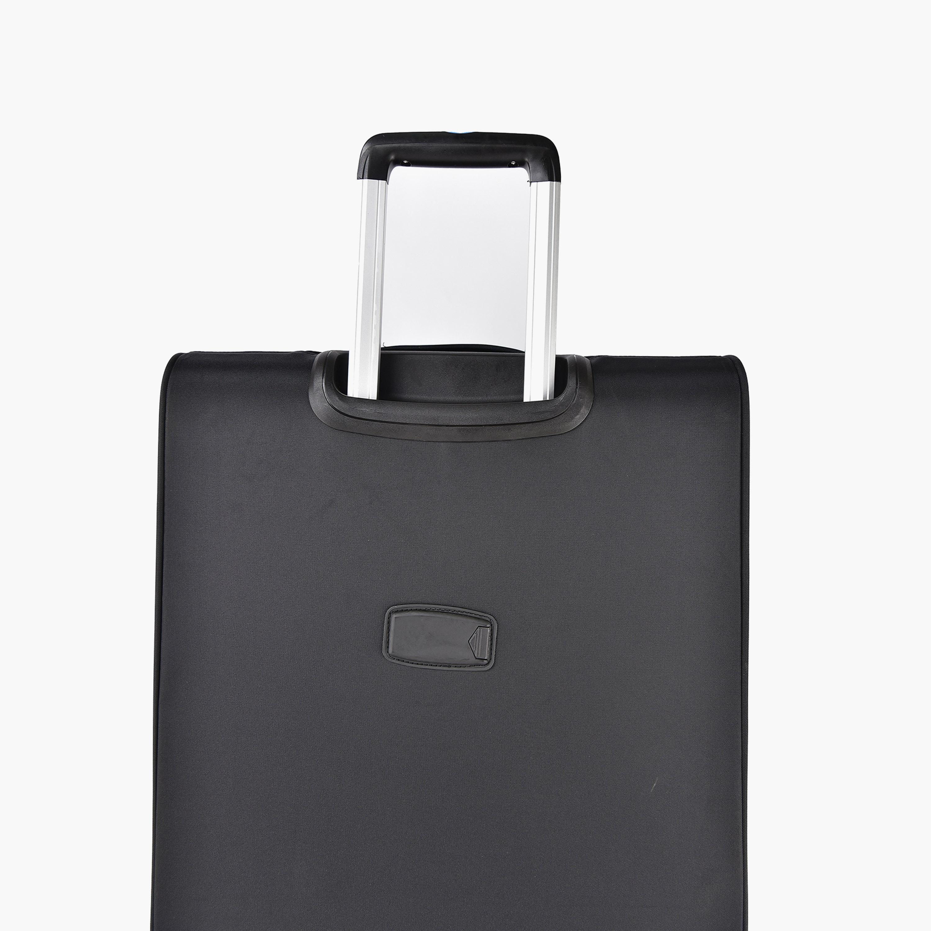 Track Set of 4 Polyester Soft Sided 4-Wheeler Spinner Trolley Bag with Combination Lock-travel-luggagesandbags-luggage-image-10